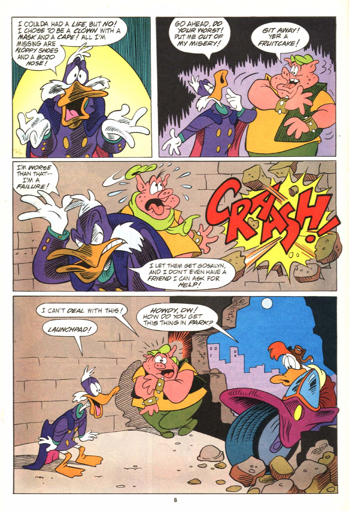 Read online Disney's Darkwing Duck Limited Series comic -  Issue #4 - 9