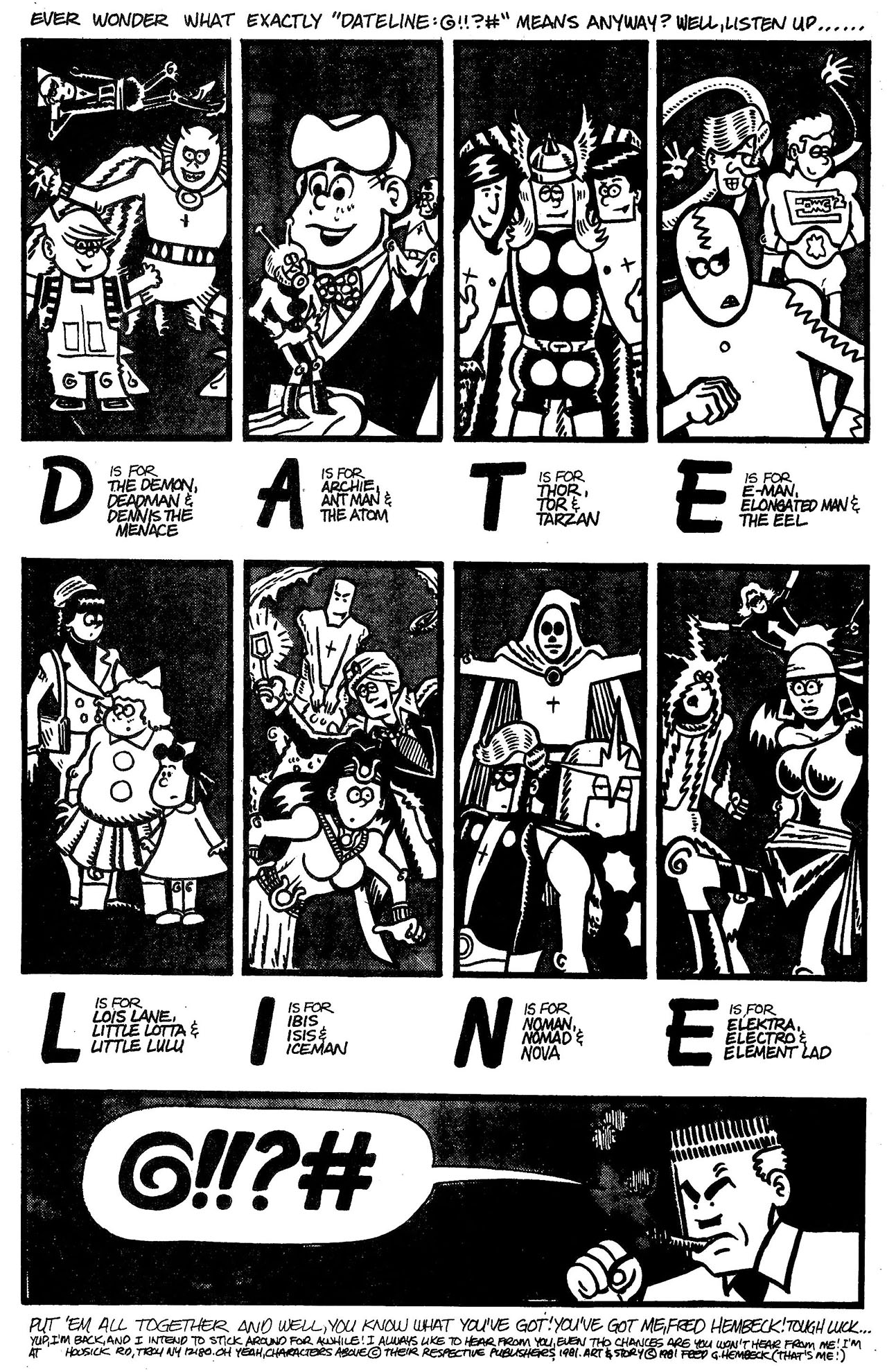 Read online The Nearly Complete Essential Hembeck Archives Omnibus comic -  Issue # TPB (Part 4) - 42