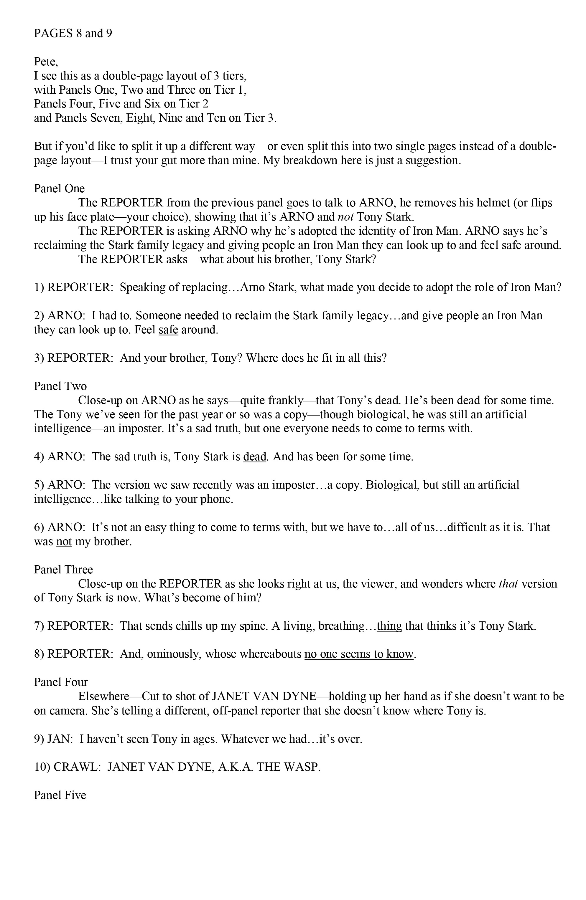 Read online Iron Man 2020 (2020) comic -  Issue # _Director's Cut - 47