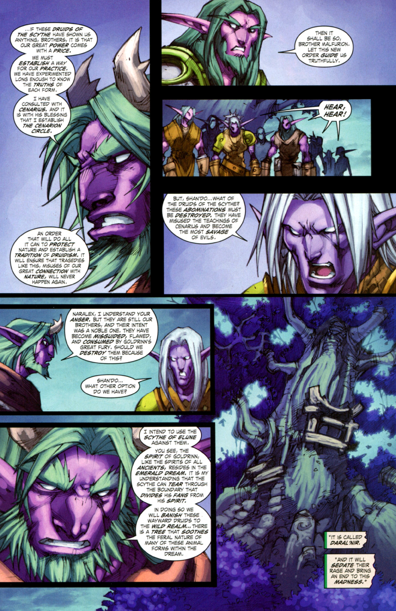 Read online World of Warcraft: Curse of the Worgen comic -  Issue #3 - 25