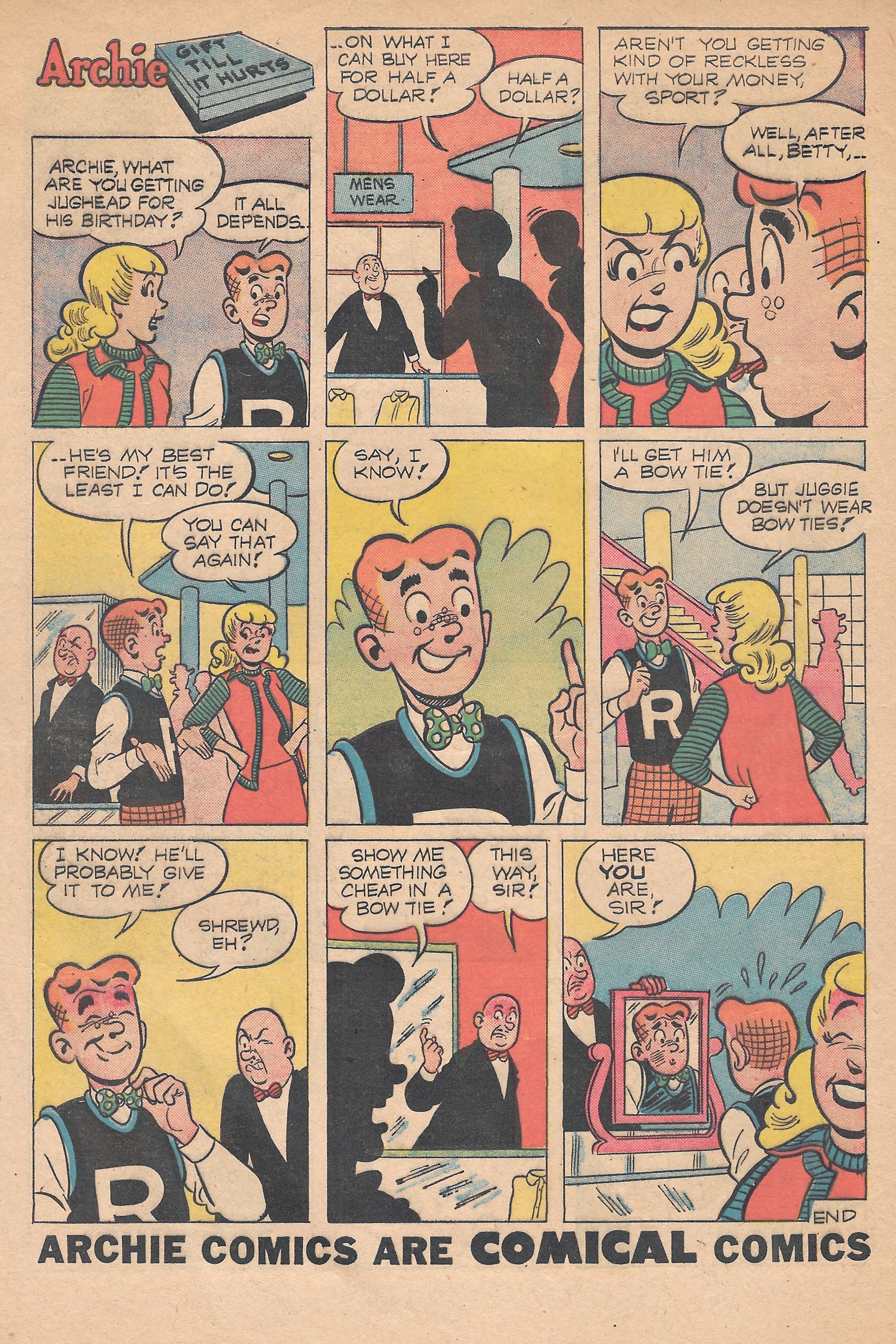 Read online Archie's Joke Book Magazine comic -  Issue #33 - 34