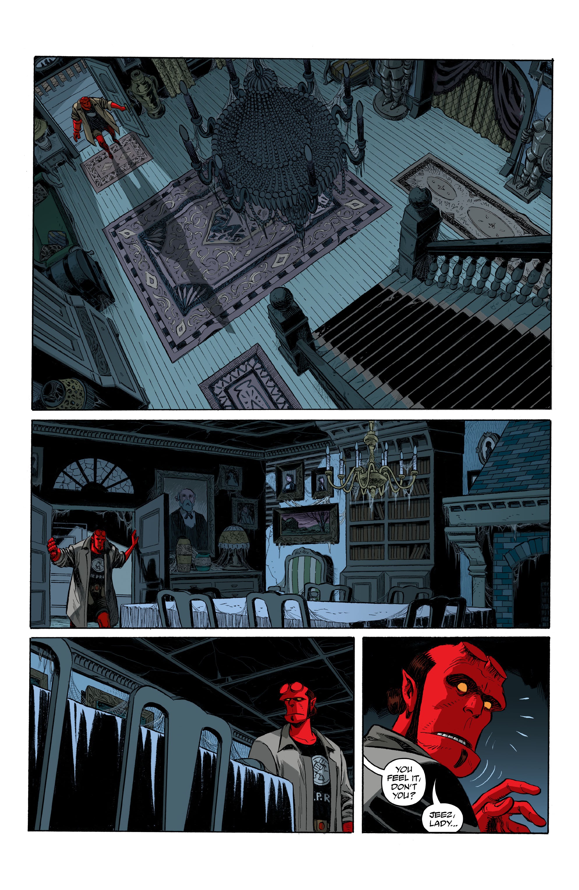 Read online Hellboy and the B.P.R.D.: The Secret of Chesbro House comic -  Issue #1 - 4