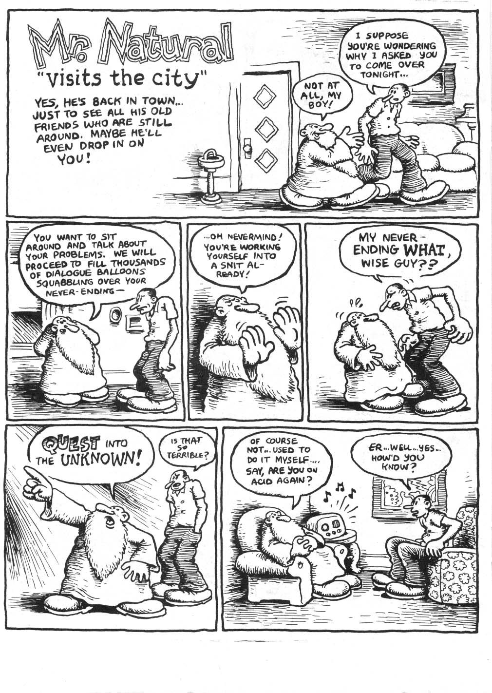 Read online Zap Comix comic -  Issue #1 - 16