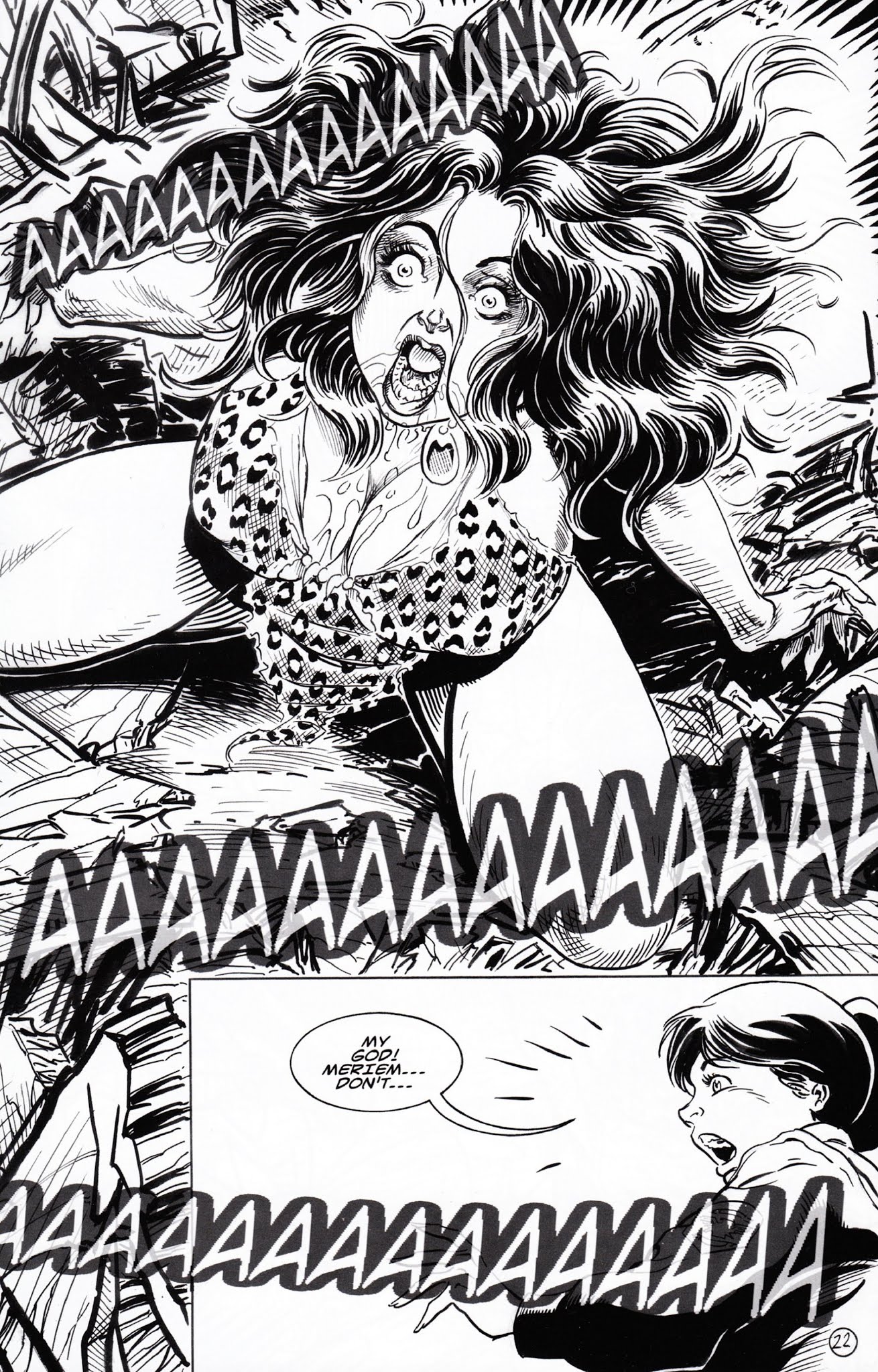 Read online Cavewoman: Gangster comic -  Issue #3 - 24