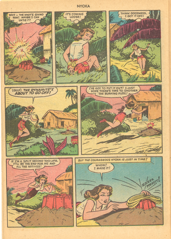 Read online Nyoka the Jungle Girl (1945) comic -  Issue #33 - 38