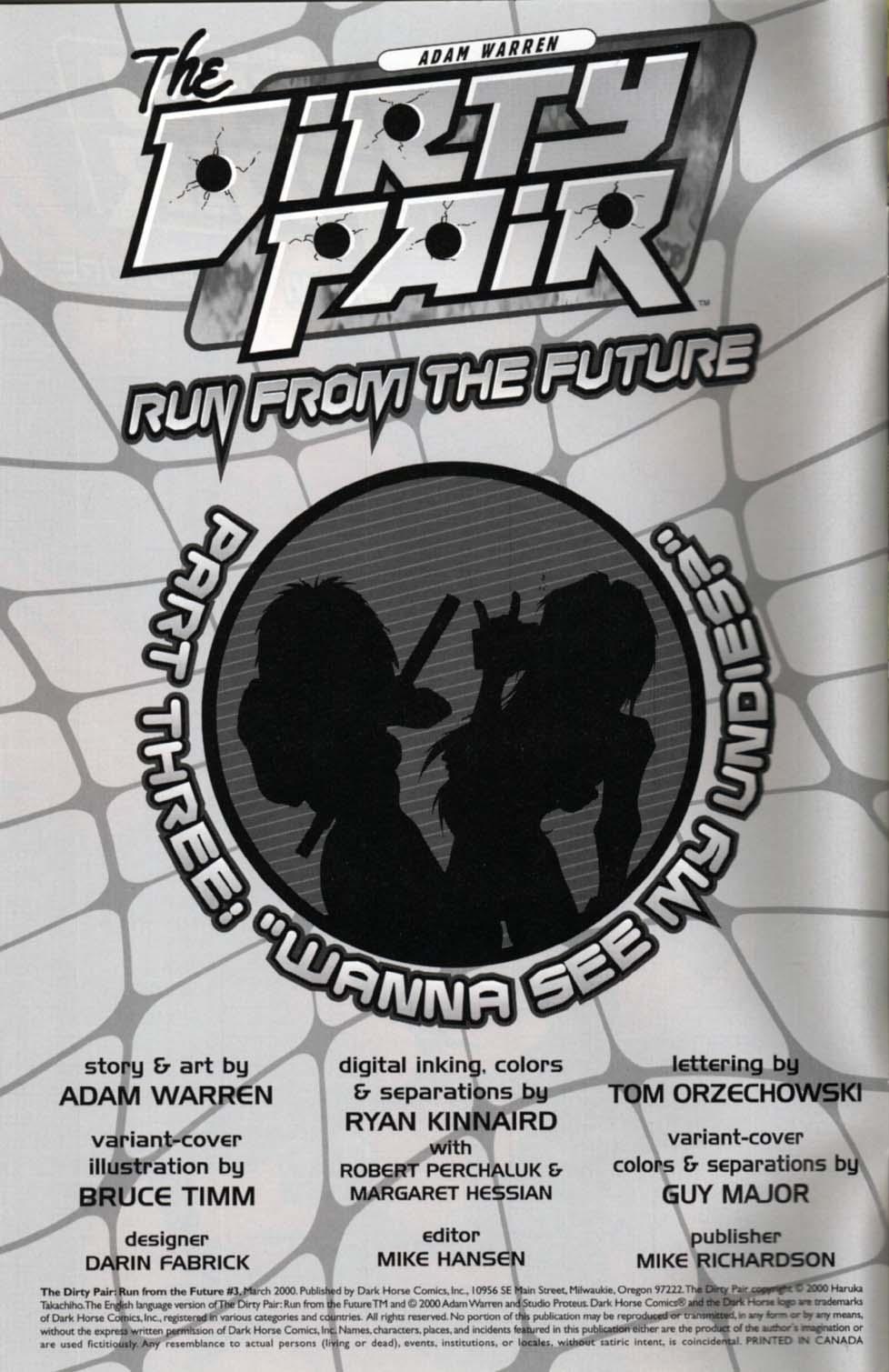 Read online Dirty Pair: Run From the Future comic -  Issue #3 - 2