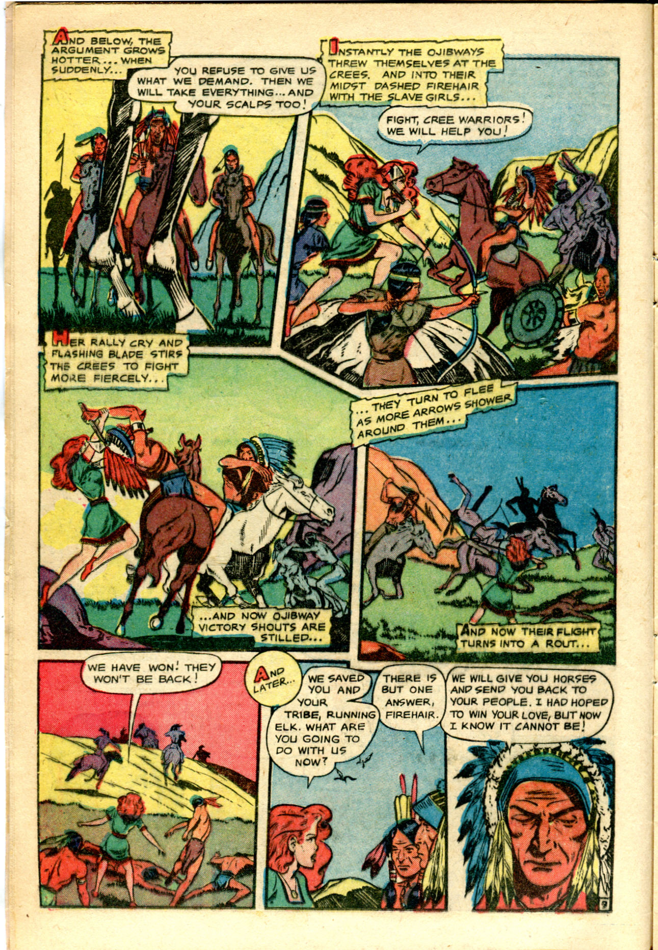 Read online Firehair (1951) comic -  Issue #10 - 12