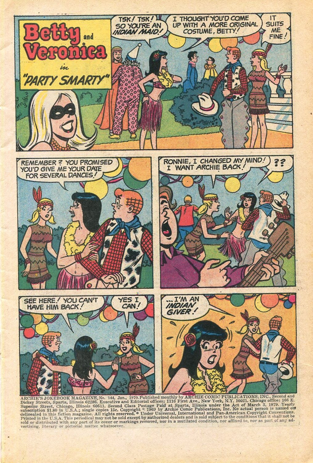Read online Archie's Joke Book Magazine comic -  Issue #144 - 3
