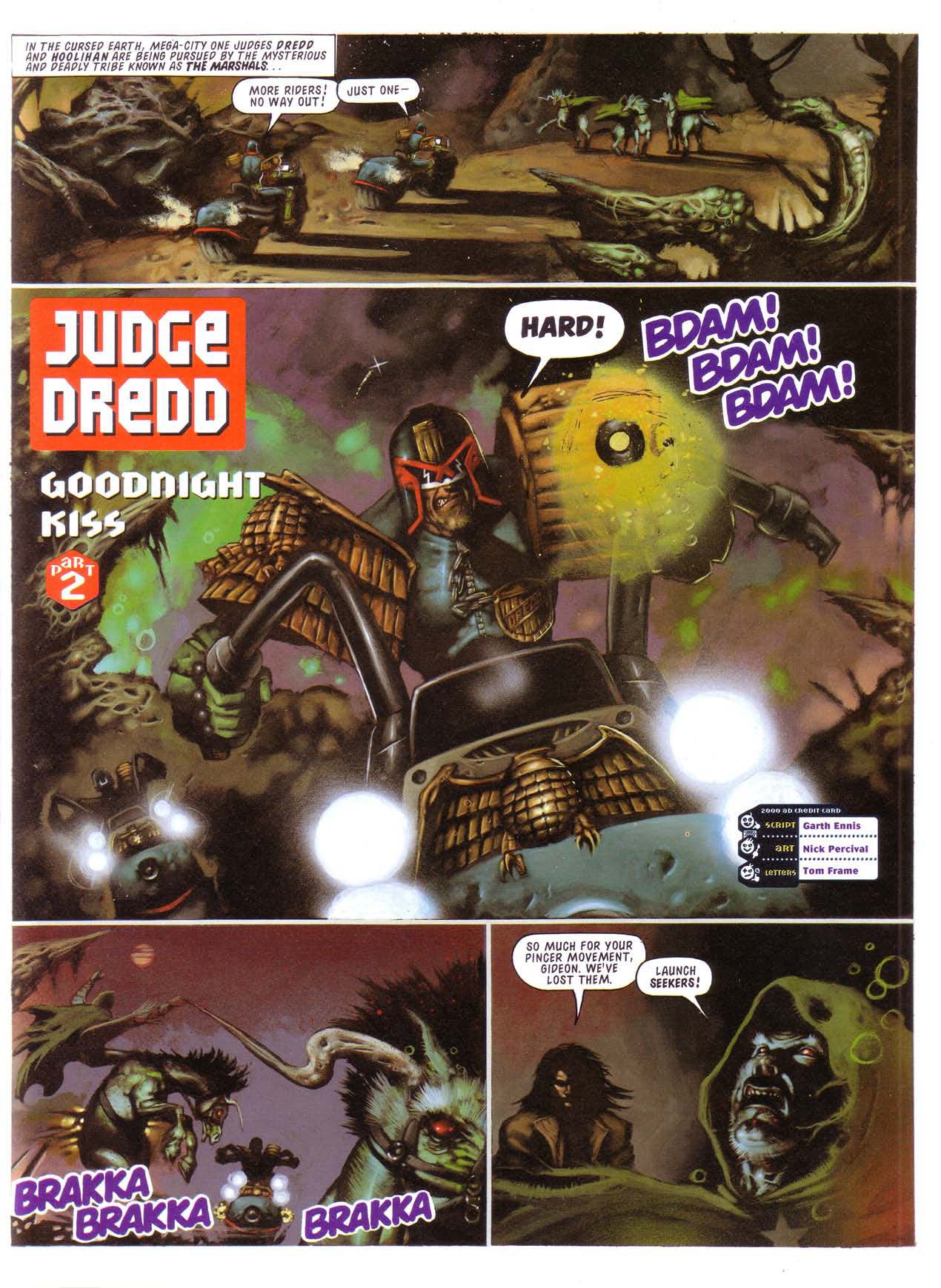 Read online Judge Dredd: Goodnight Kiss comic -  Issue # TPB - 45