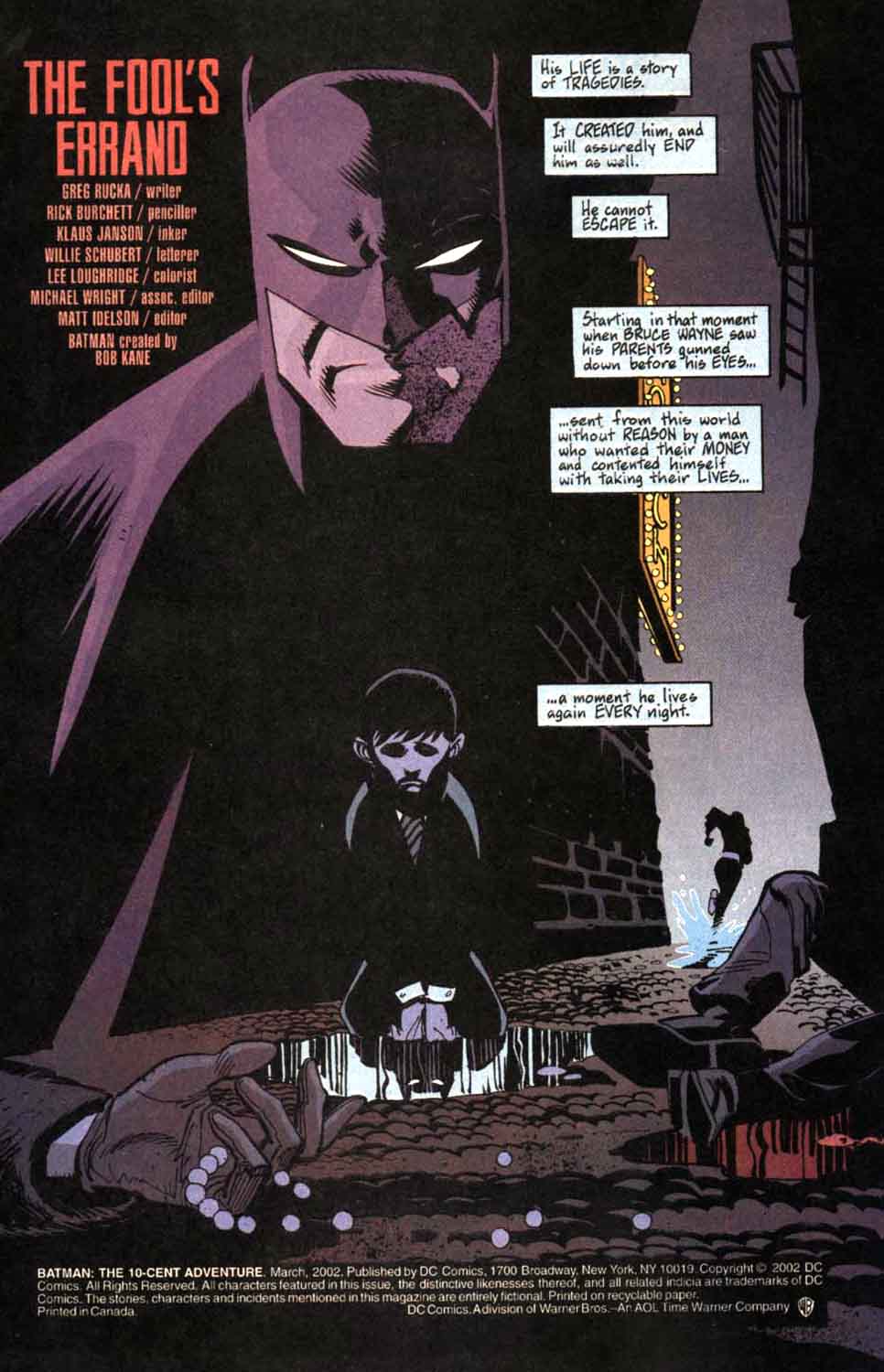 Read online Batman: The 10-Cent Adventure comic -  Issue # Full - 2