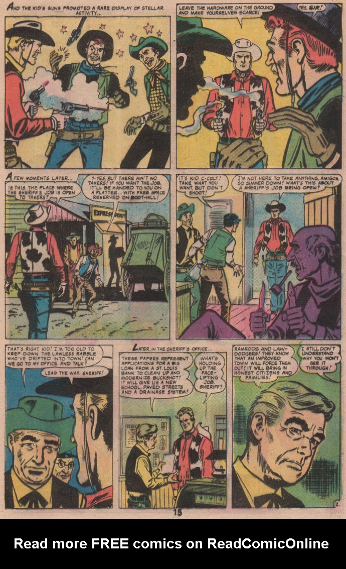 Read online Kid Colt Outlaw comic -  Issue #208 - 17