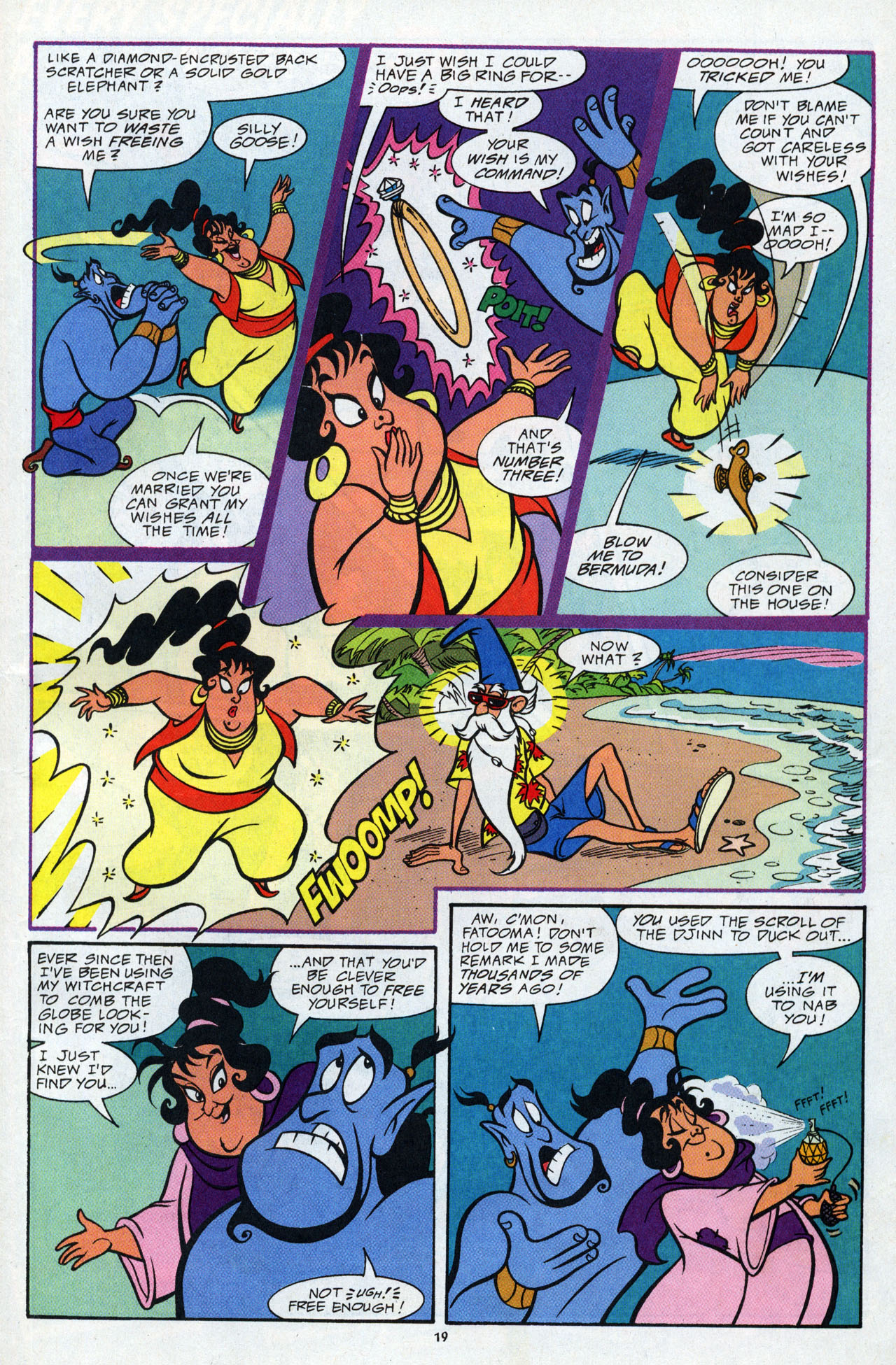 Read online Disney's Aladdin comic -  Issue #8 - 21