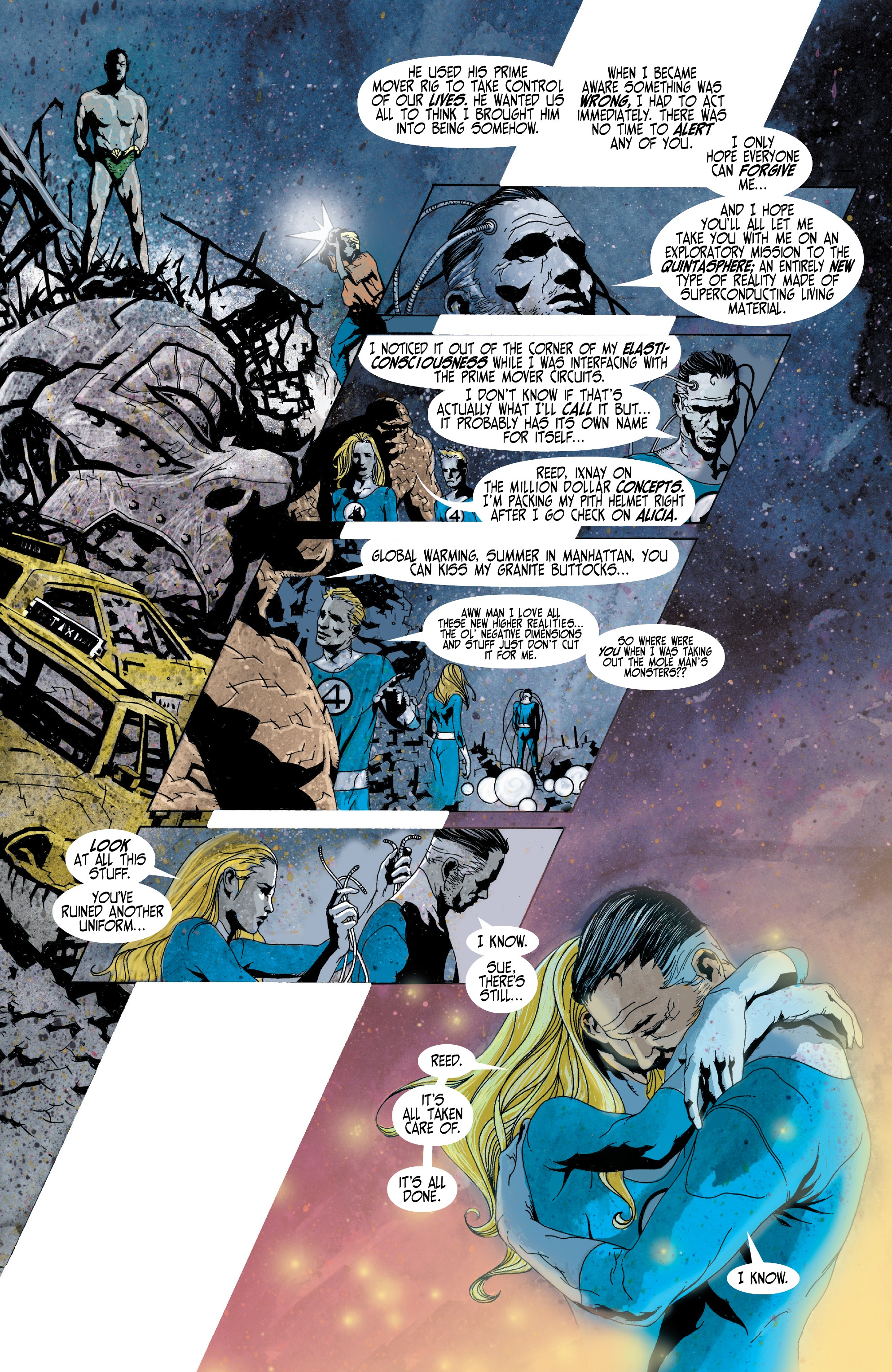 Read online Marvel Knights Fantastic Four by Morrison & Lee: 1234 comic -  Issue # TPB - 91