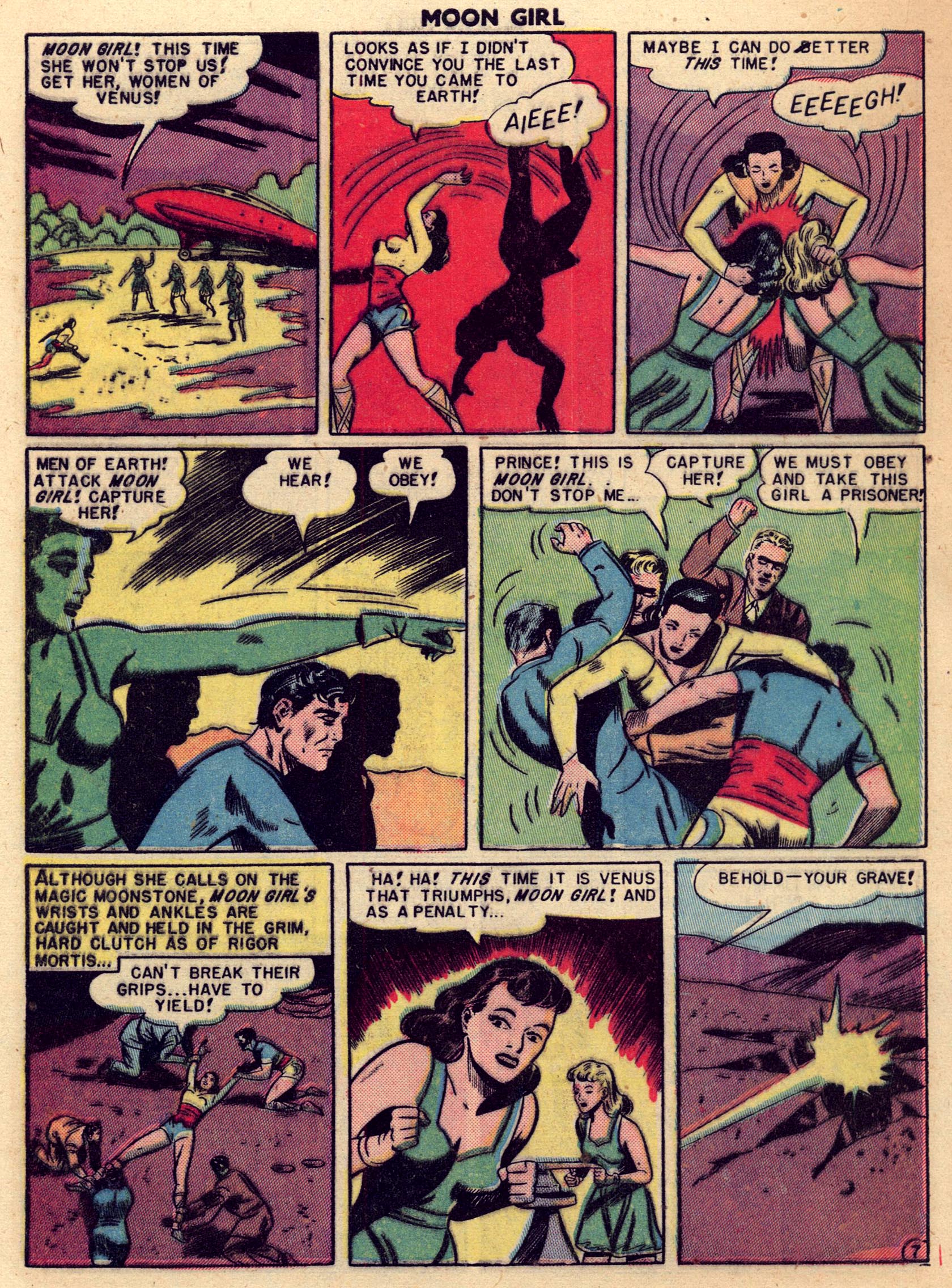 Read online Moon Girl (1947) comic -  Issue #6 - 9