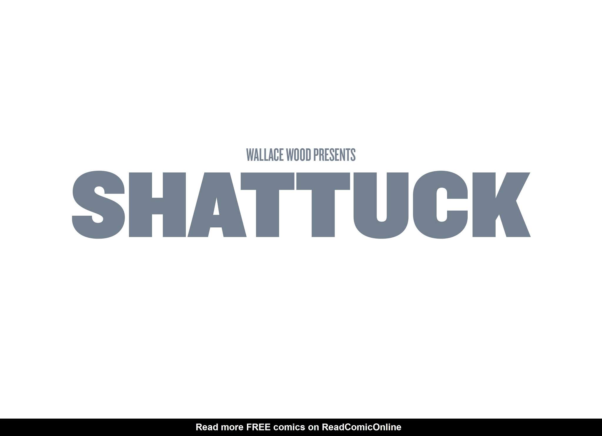 Read online Wallace Wood Presents Shattuck comic -  Issue # TPB - 2