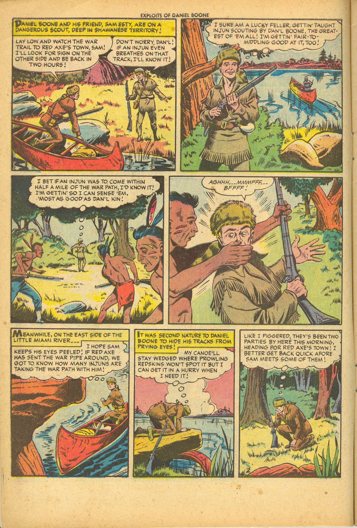 Read online Exploits of Daniel Boone comic -  Issue #2 - 4
