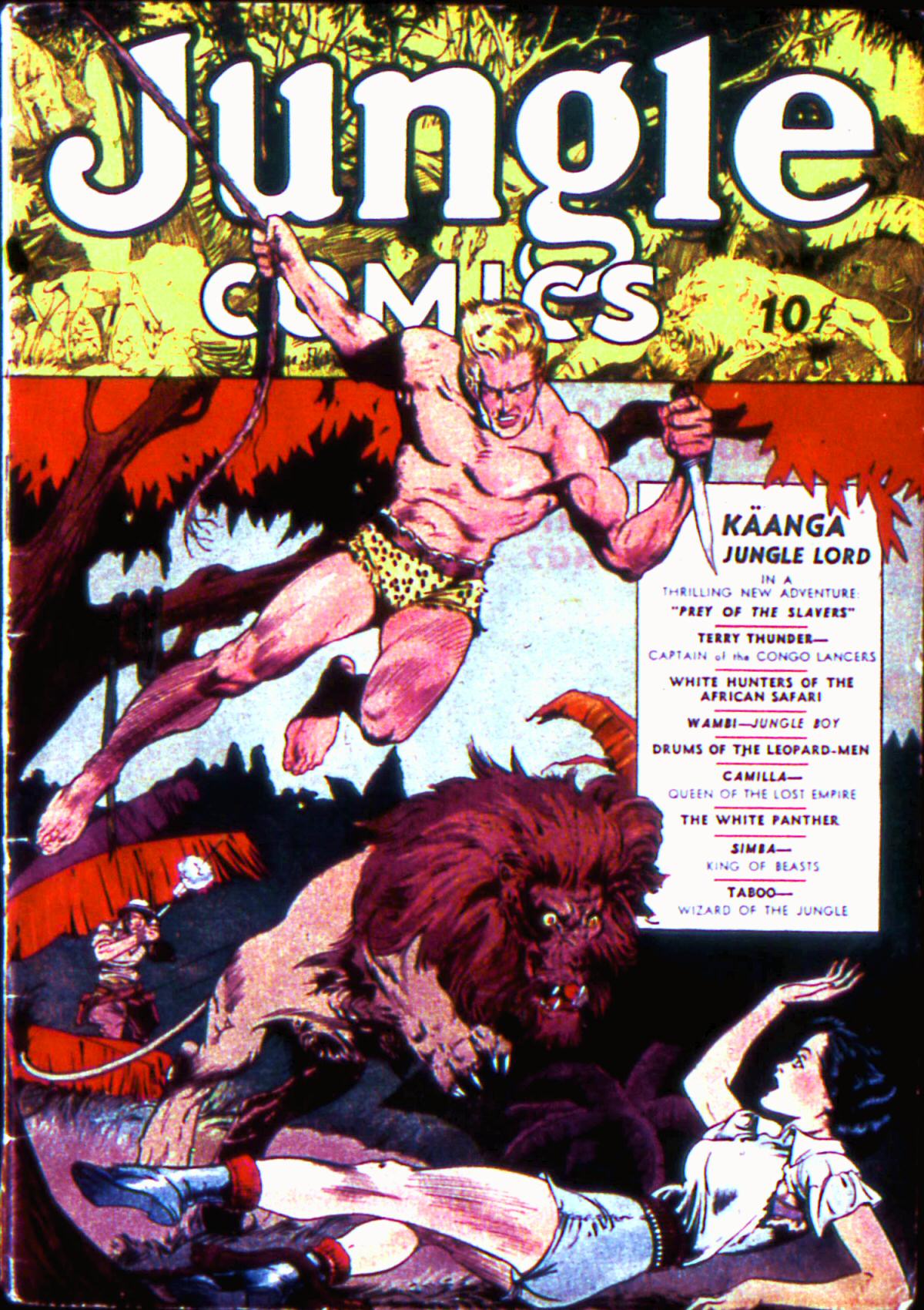 Read online Jungle Comics comic -  Issue #1 - 1