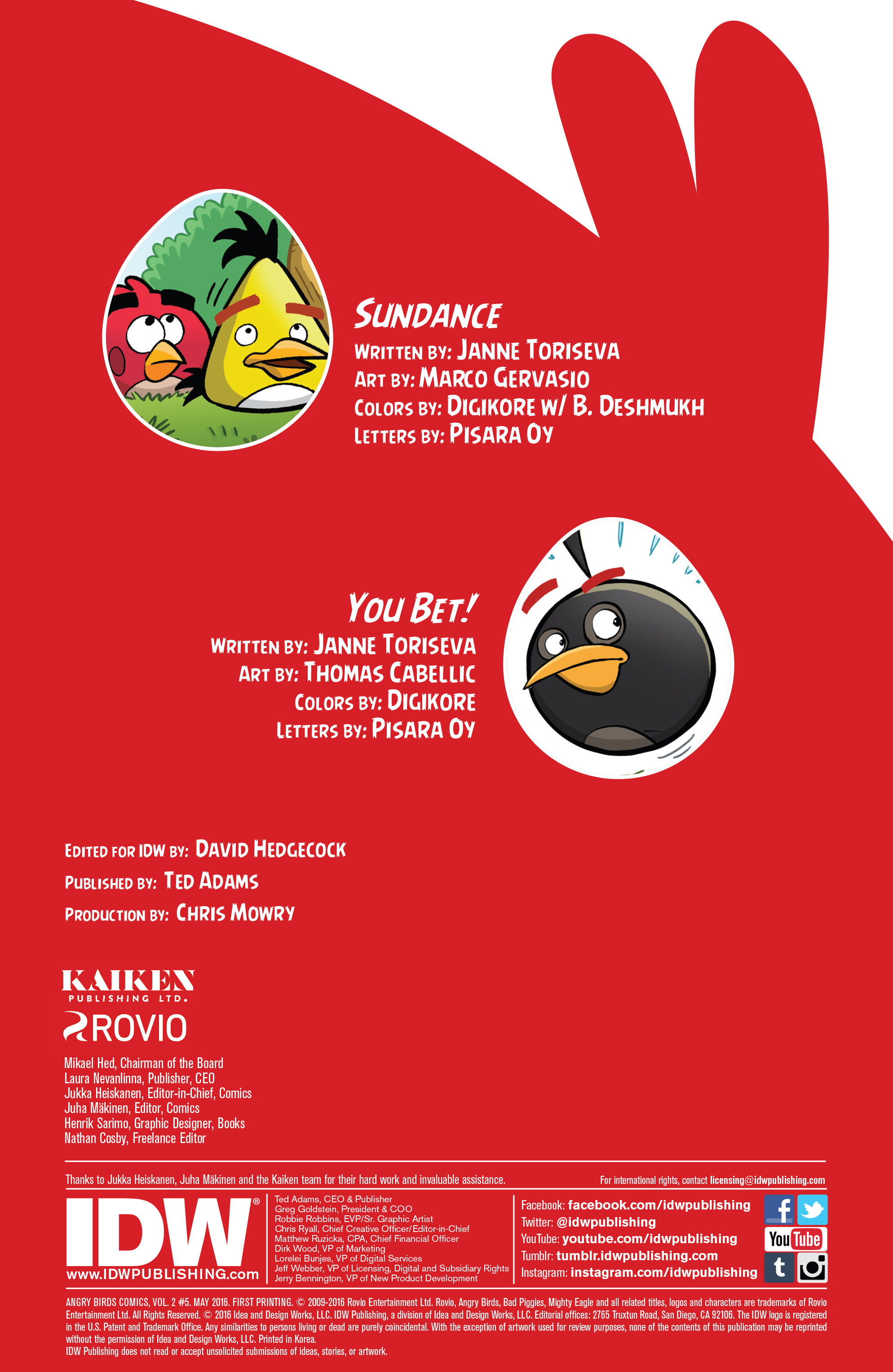 Read online Angry Birds Comics (2016) comic -  Issue #5 - 2