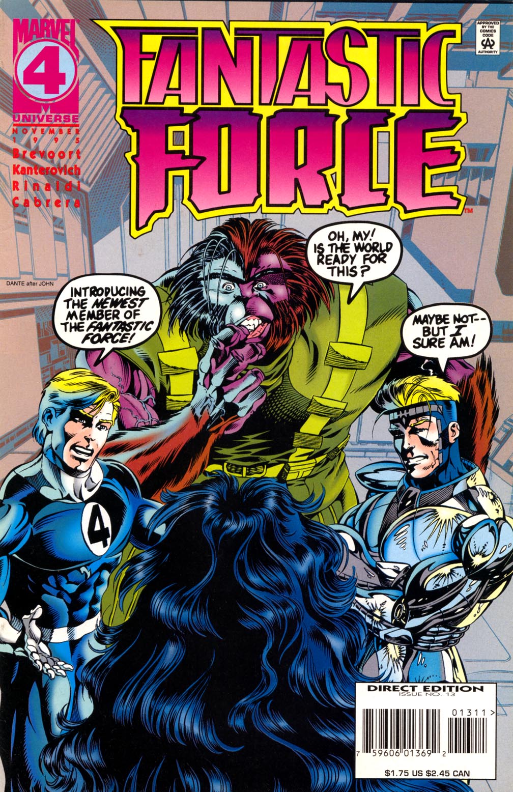 Read online Fantastic Force (1994) comic -  Issue #13 - 1