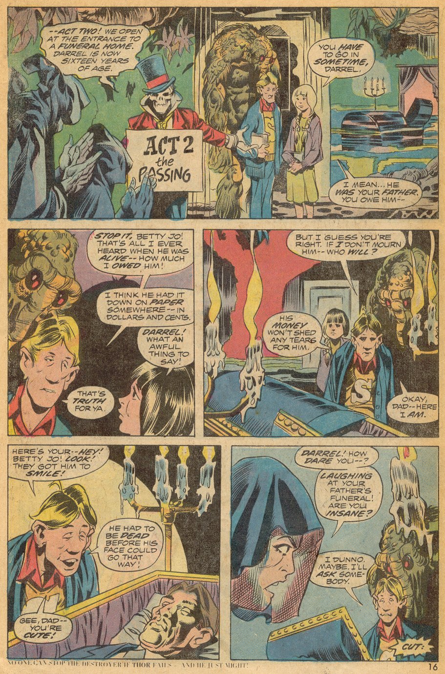 Read online Man-Thing (1974) comic -  Issue #6 - 10