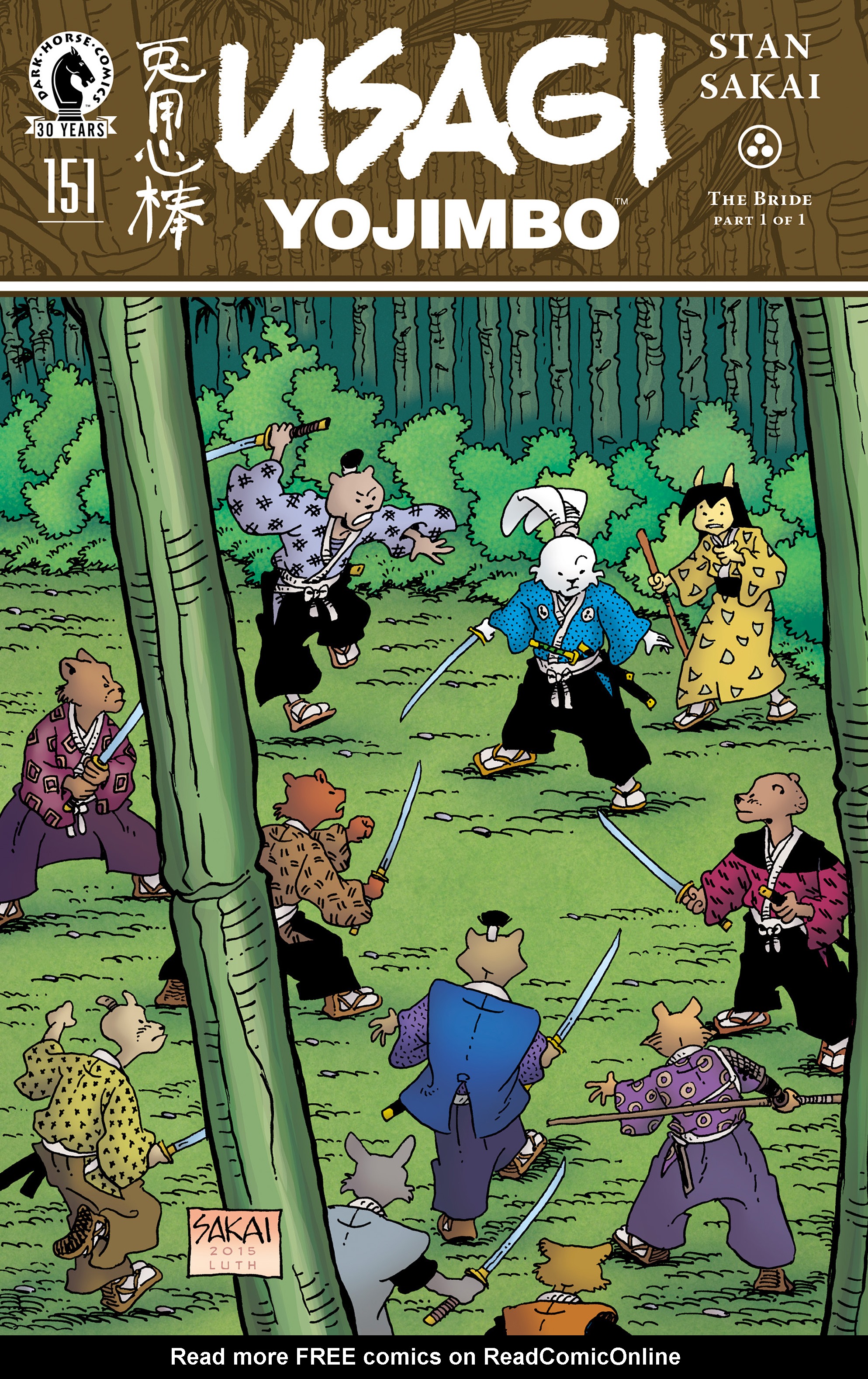 Read online Usagi Yojimbo (1996) comic -  Issue #151 - 1
