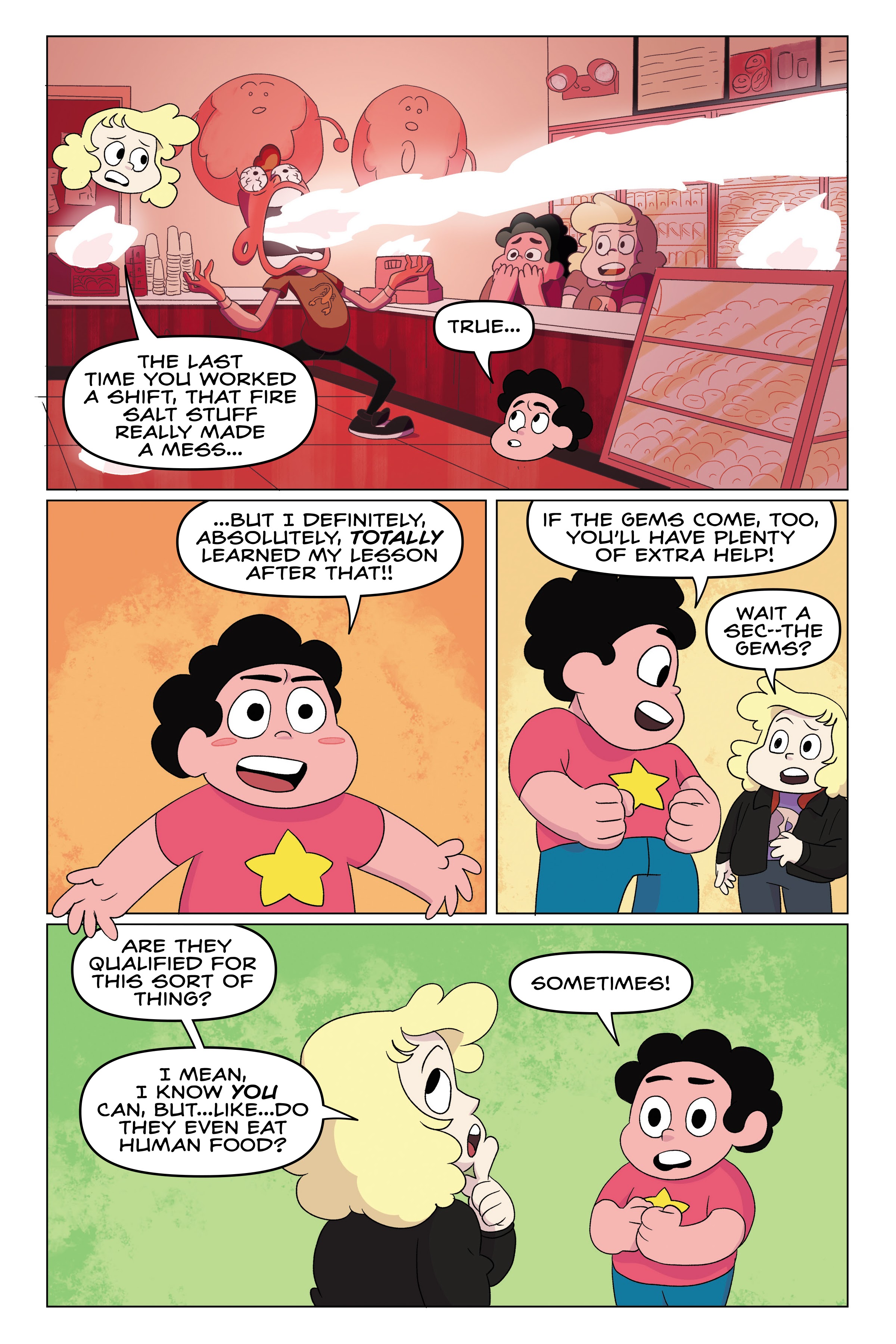 Read online Steven Universe: Ultimate Dough-Down comic -  Issue # TPB - 14