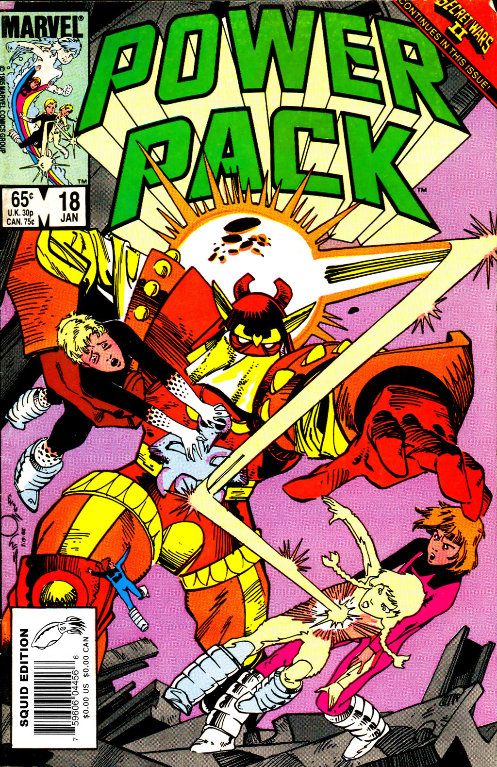 Read online Power Pack (1984) comic -  Issue #18 - 1