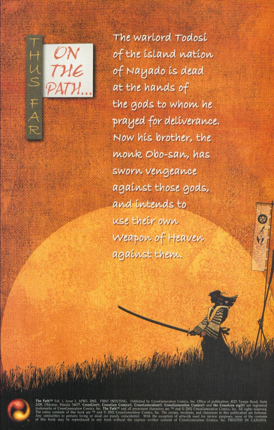 Read online The Path comic -  Issue #1 - 2