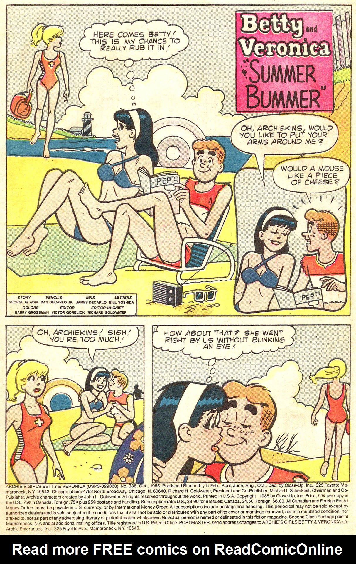 Read online Archie's Girls Betty and Veronica comic -  Issue #338 - 3