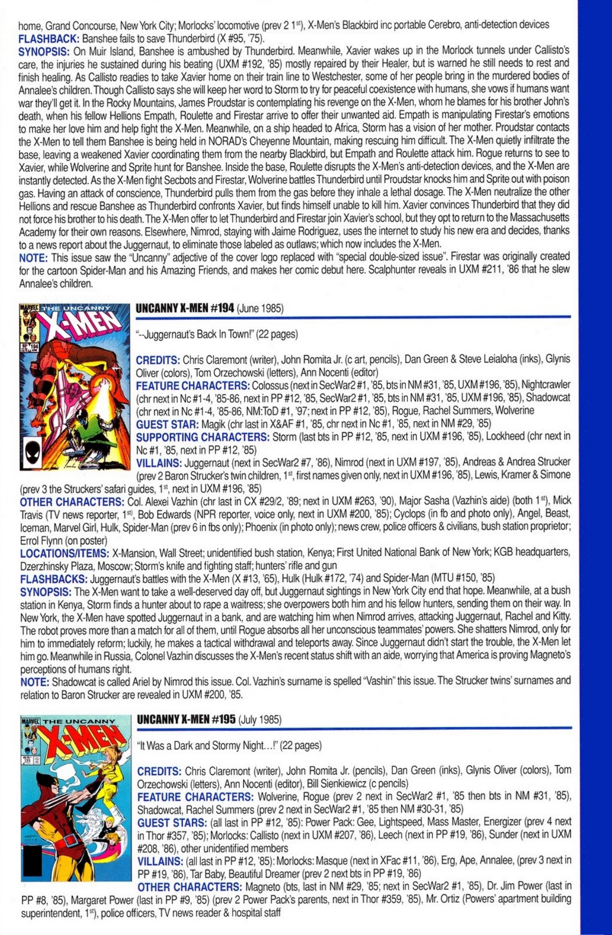 Read online Official Index to the Marvel Universe comic -  Issue #5 - 47
