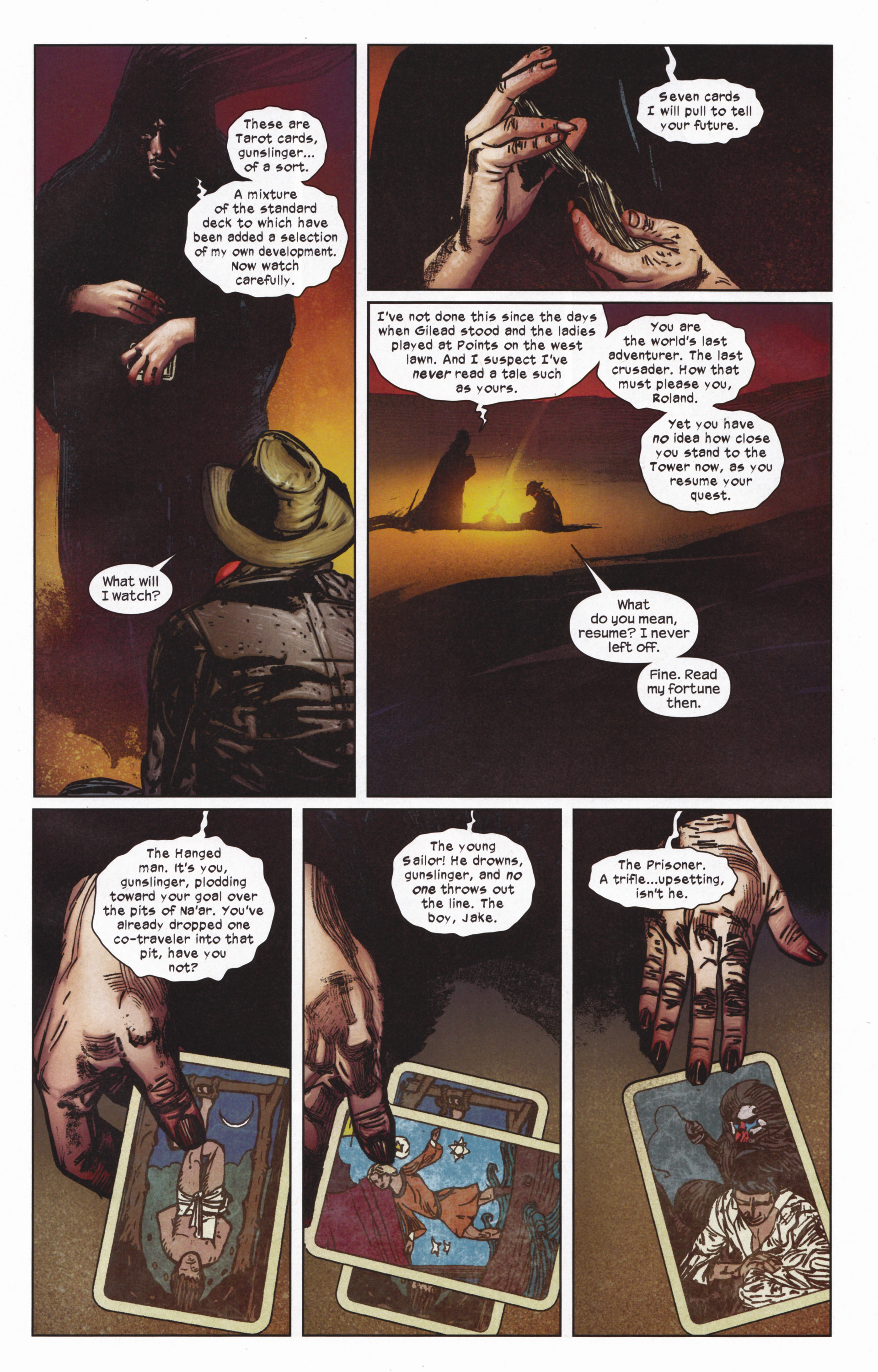 Read online Dark Tower: The Gunslinger - The Man in Black comic -  Issue #5 - 8