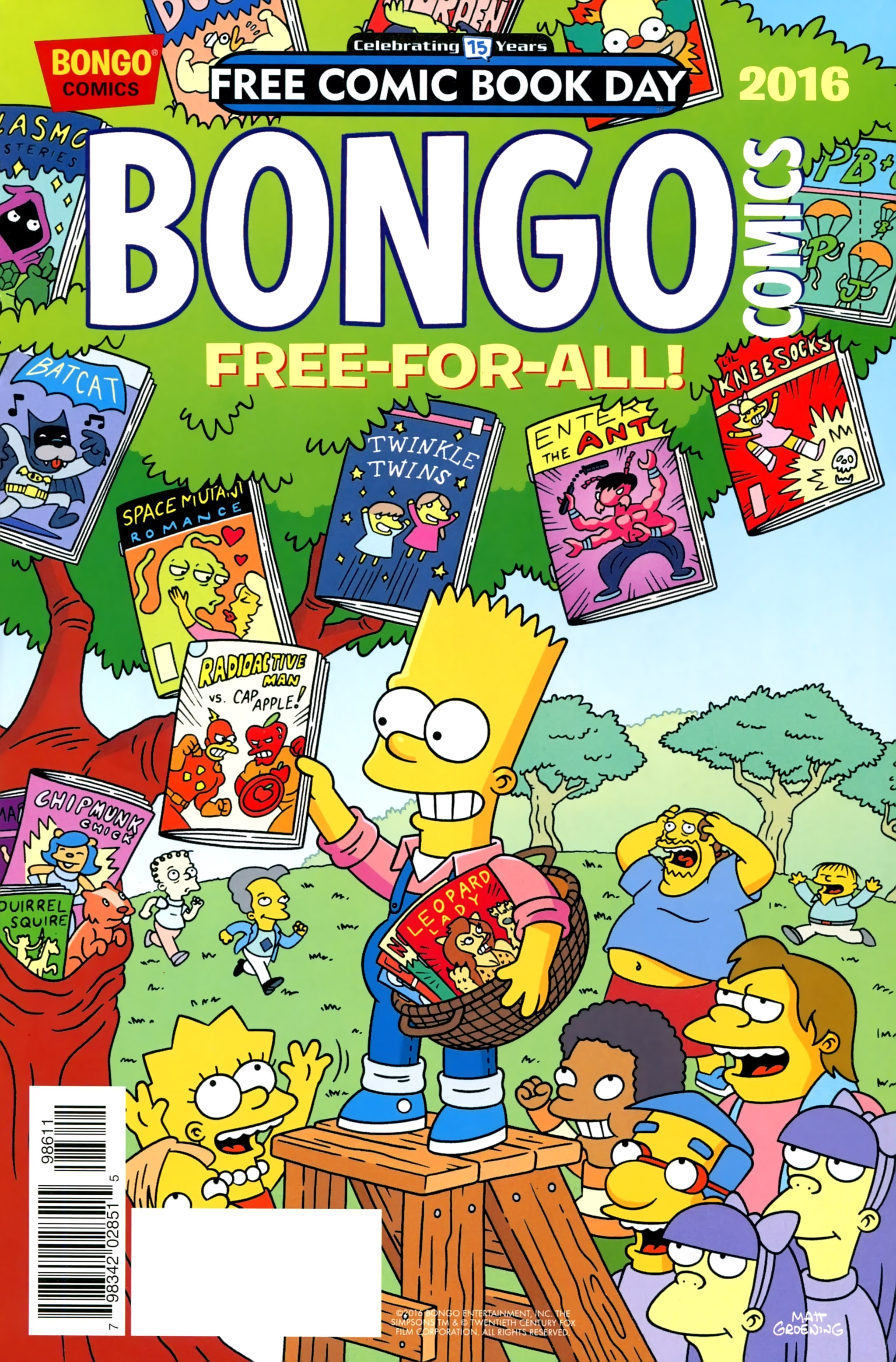 Read online Free Comic Book Day 2016 comic -  Issue # Bongo Comics Free-For-All! - 1