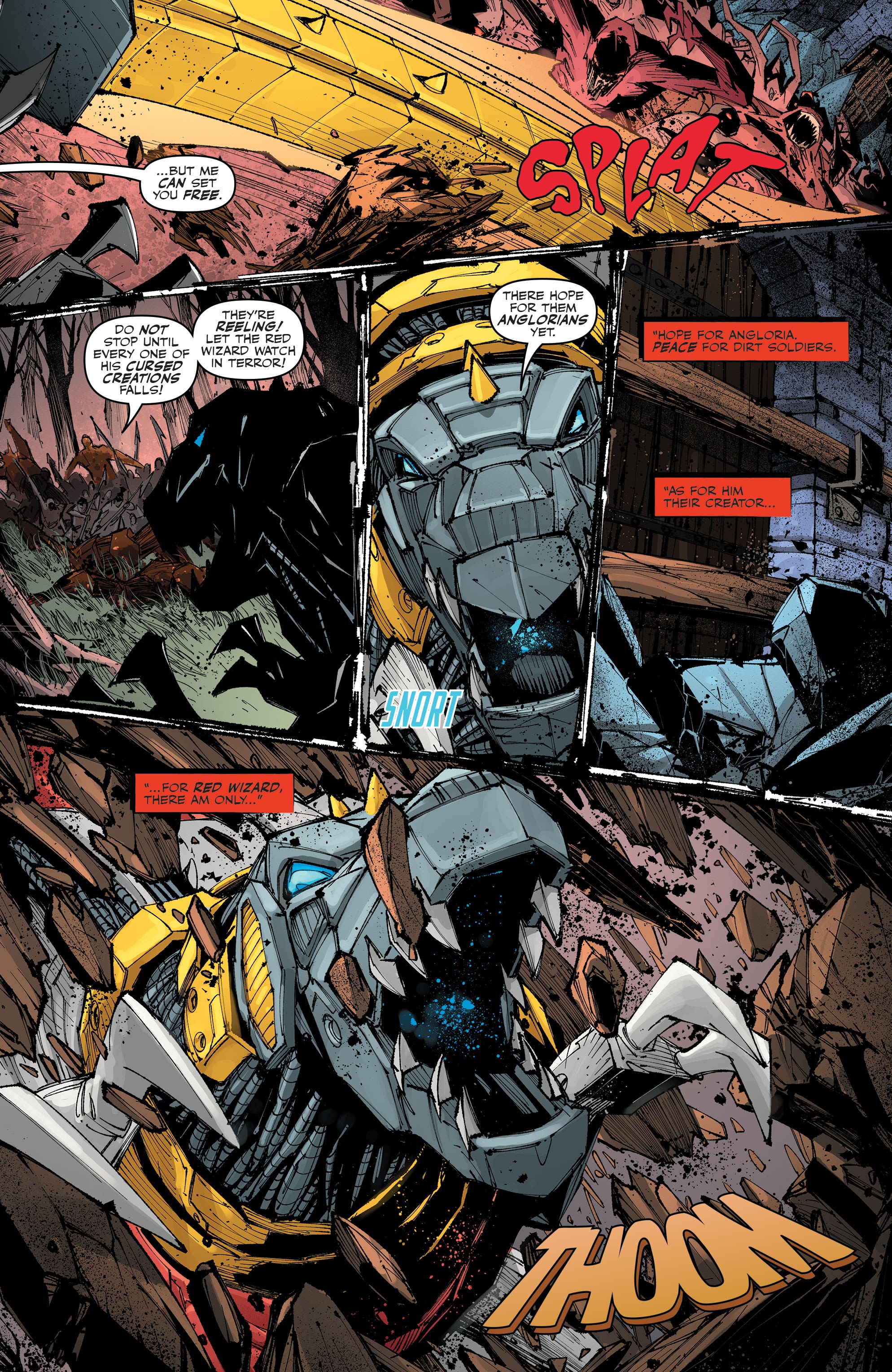 Read online Transformers: King Grimlock comic -  Issue #3 - 16