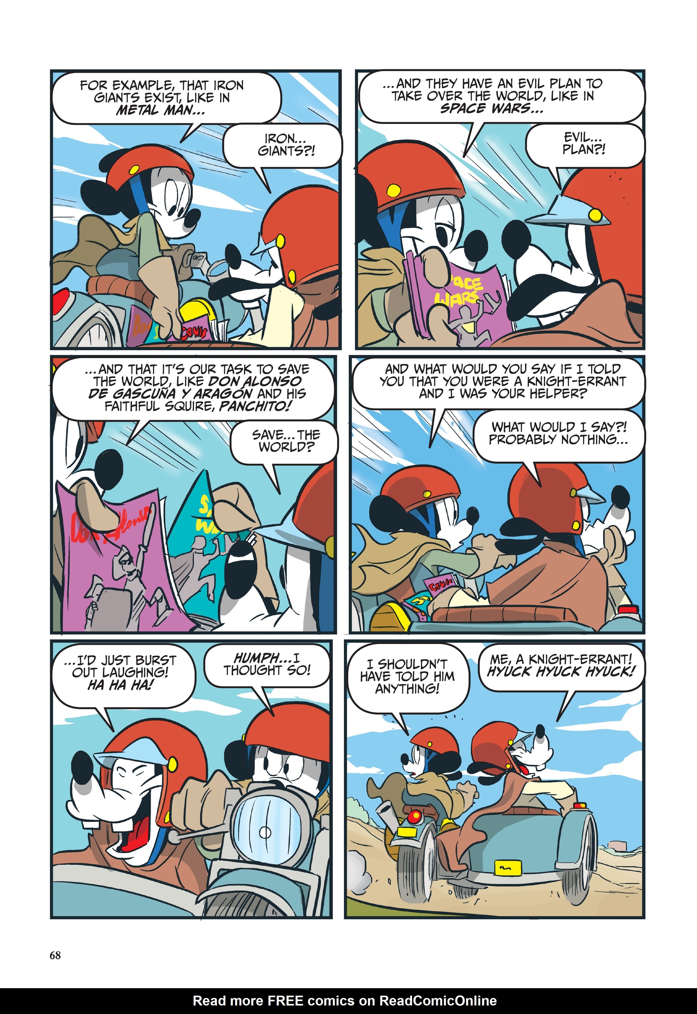 Read online Disney Don Quixote, Starring Goofy and Mickey Mouse comic -  Issue # TPB - 69