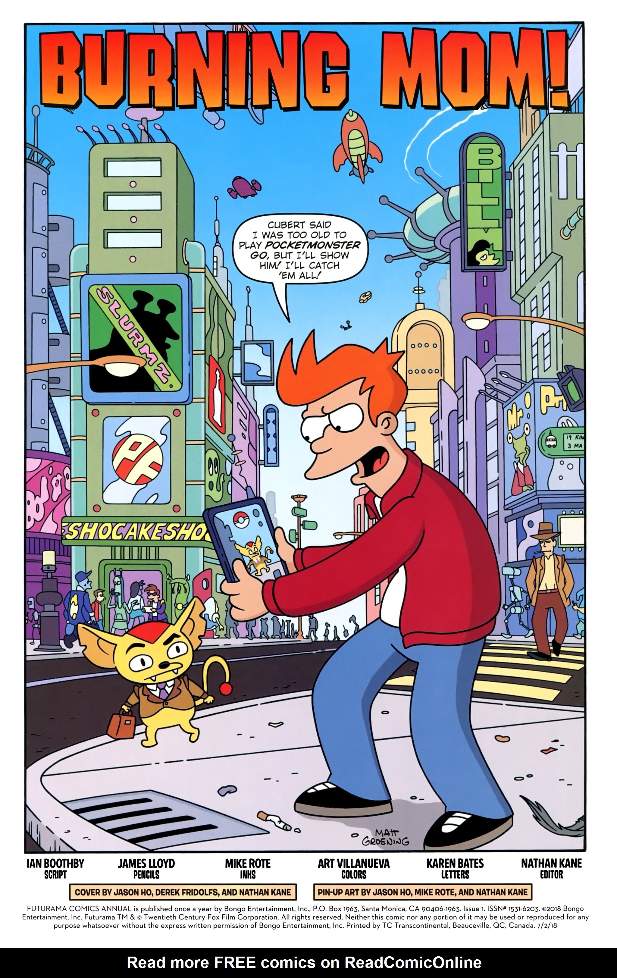 Read online Futurama Comics comic -  Issue # Annual 1 - 3