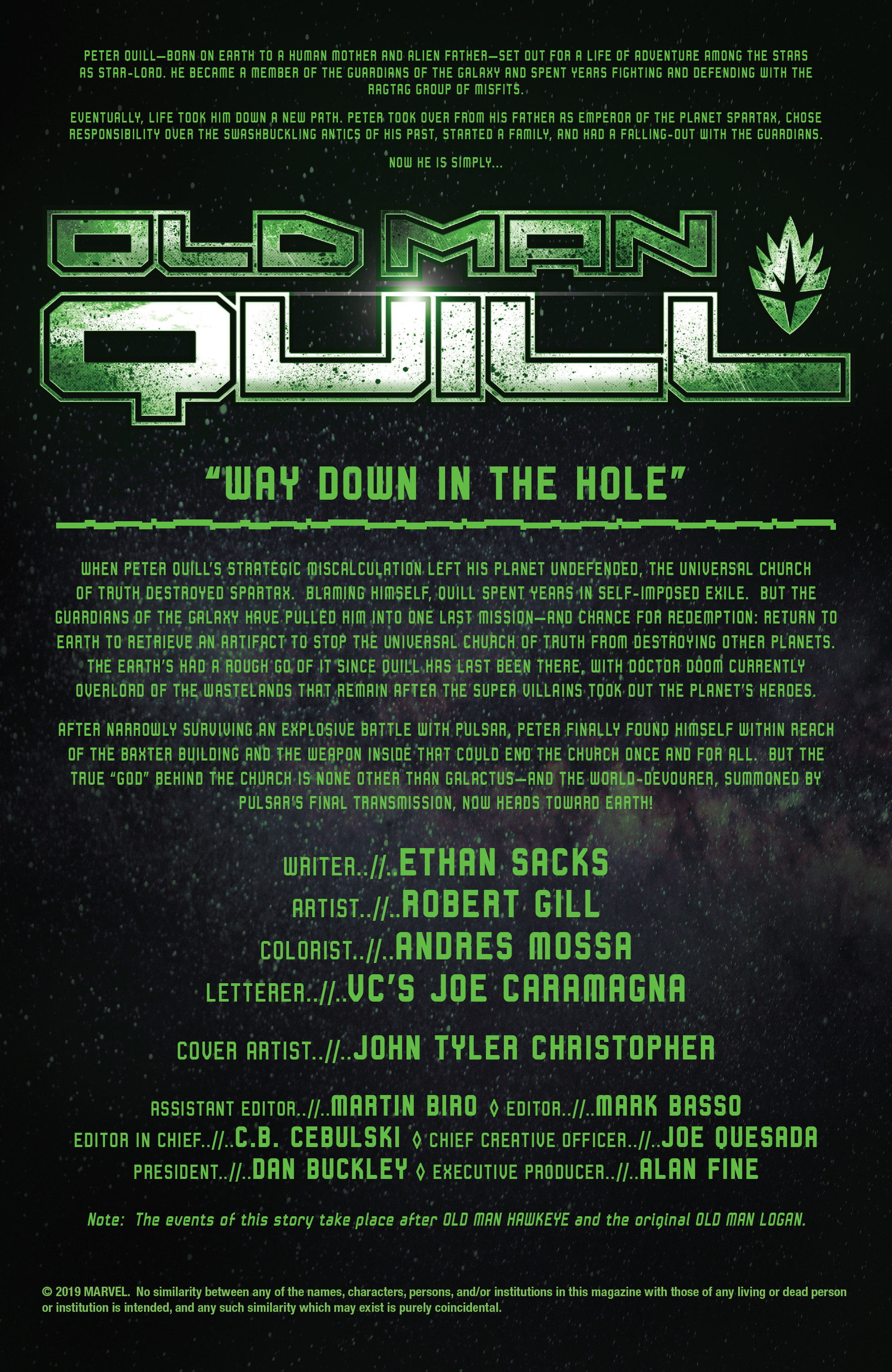 Read online Old Man Quill comic -  Issue #7 - 2