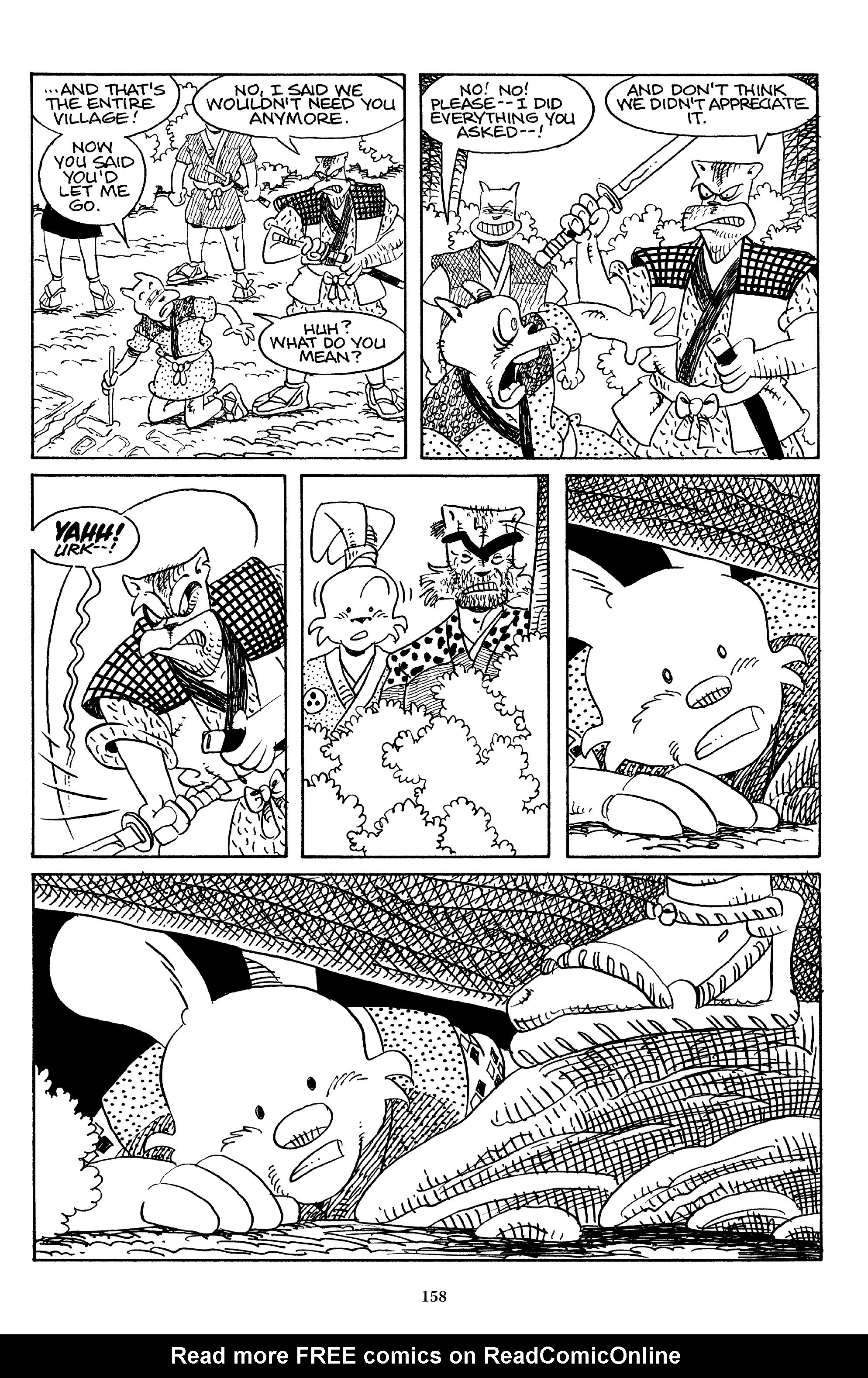 Read online The Usagi Yojimbo Saga comic -  Issue # TPB 4 - 157