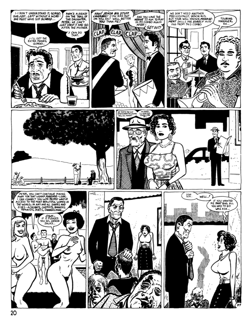 Read online Love and Rockets (1982) comic -  Issue #37 - 22
