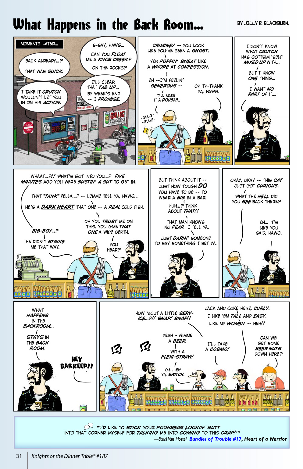 Read online Knights of the Dinner Table comic -  Issue #187 - 33