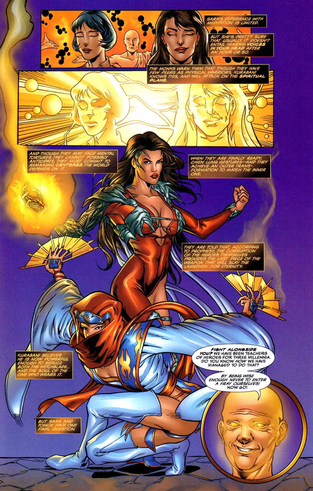 Read online Tomoe/Witchblade: Fire Sermon comic -  Issue # Full - 31