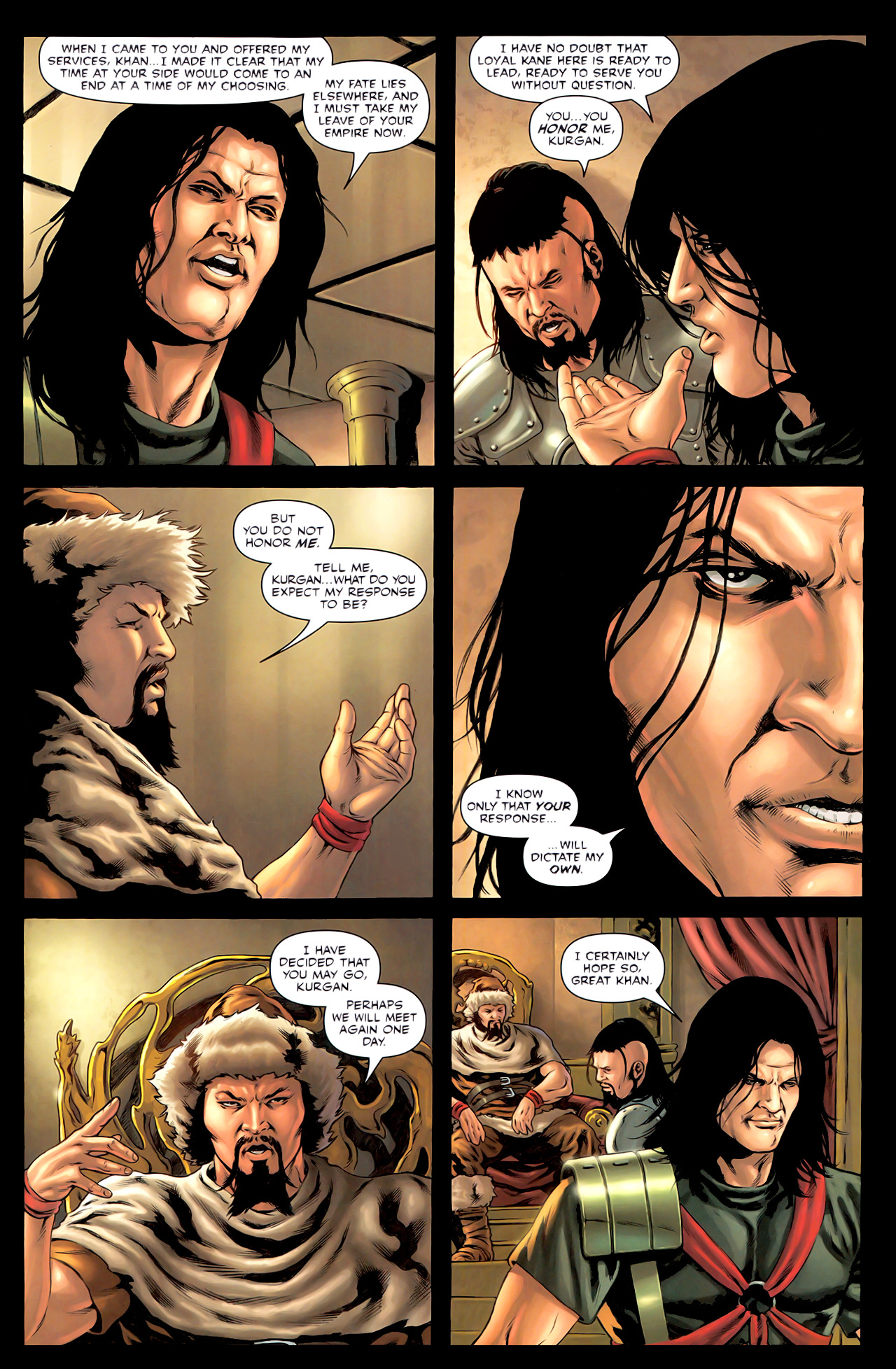 Read online Highlander Origins: The Kurgan comic -  Issue #2 - 12