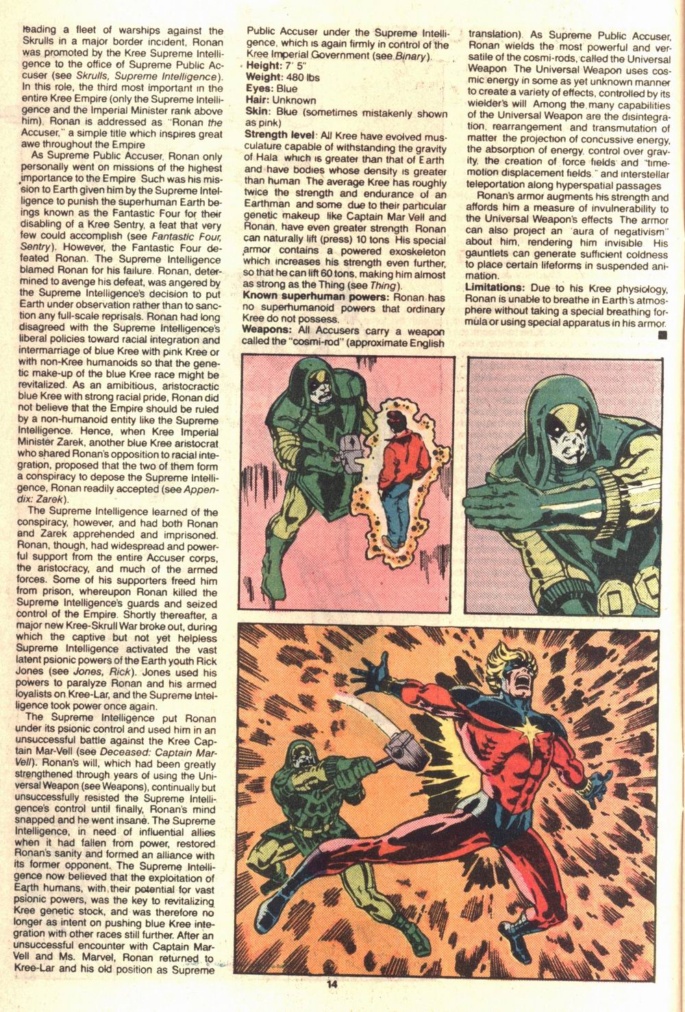 Read online The Official Handbook of the Marvel Universe Deluxe Edition comic -  Issue #11 - 16