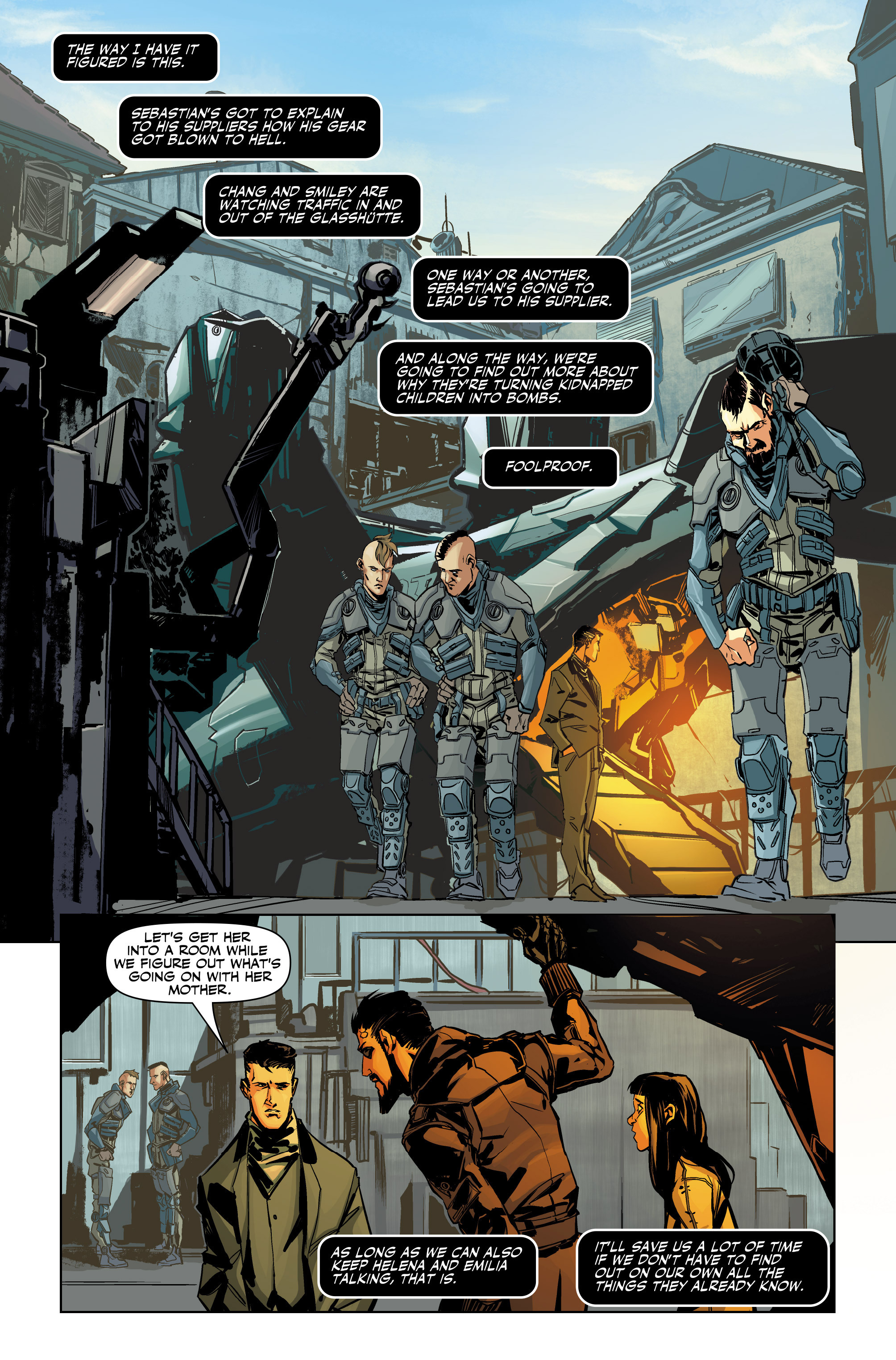 Read online Deus Ex: Children's Crusade comic -  Issue #3 - 4