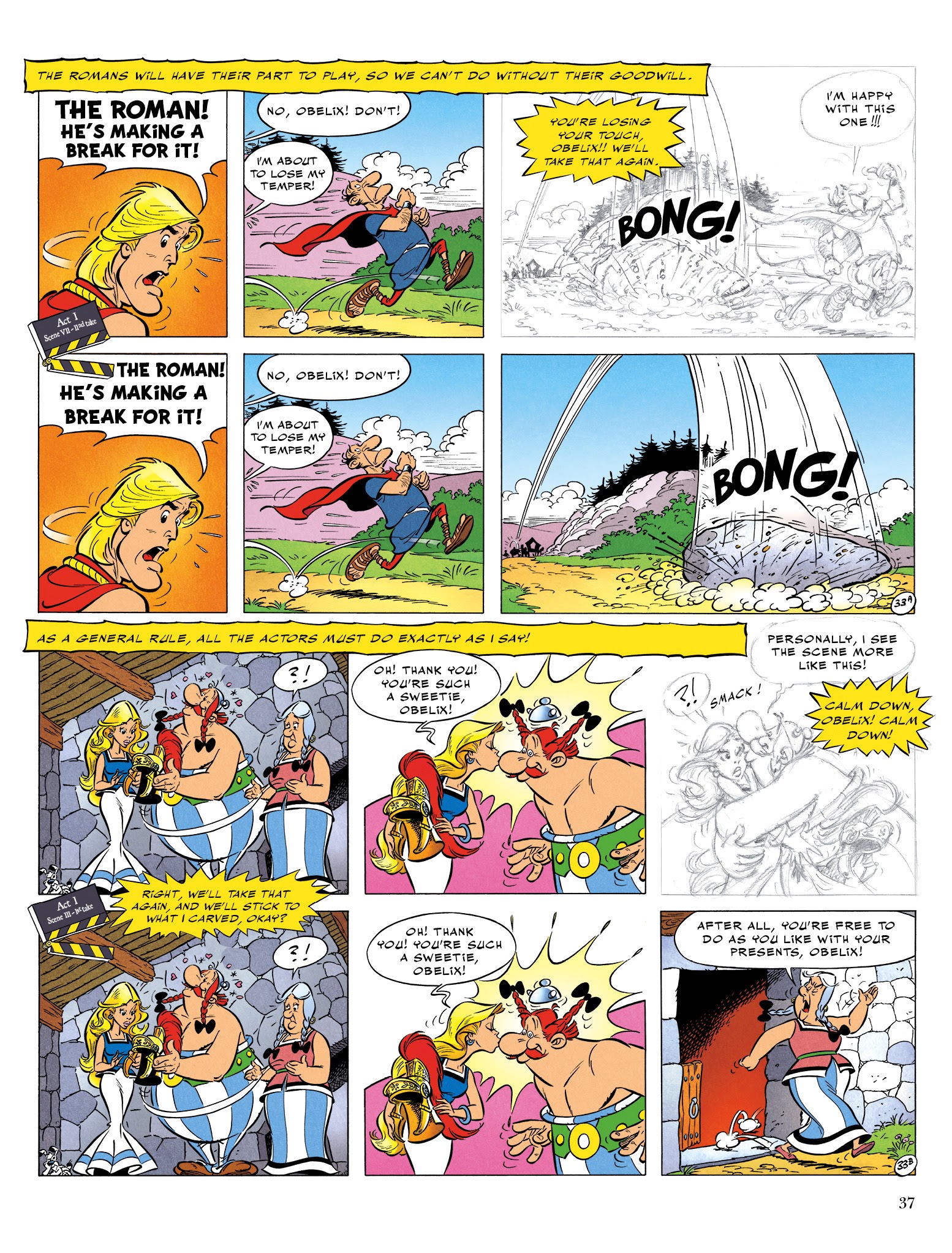 Read online Asterix comic -  Issue #34 - 38