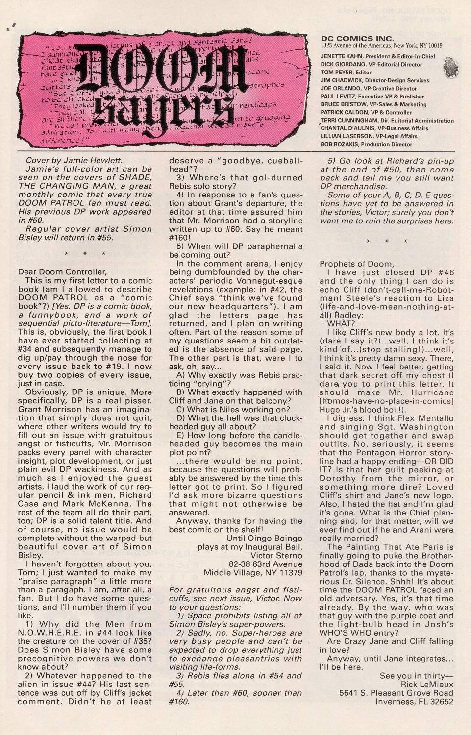 Read online Doom Patrol (1987) comic -  Issue #52 - 26