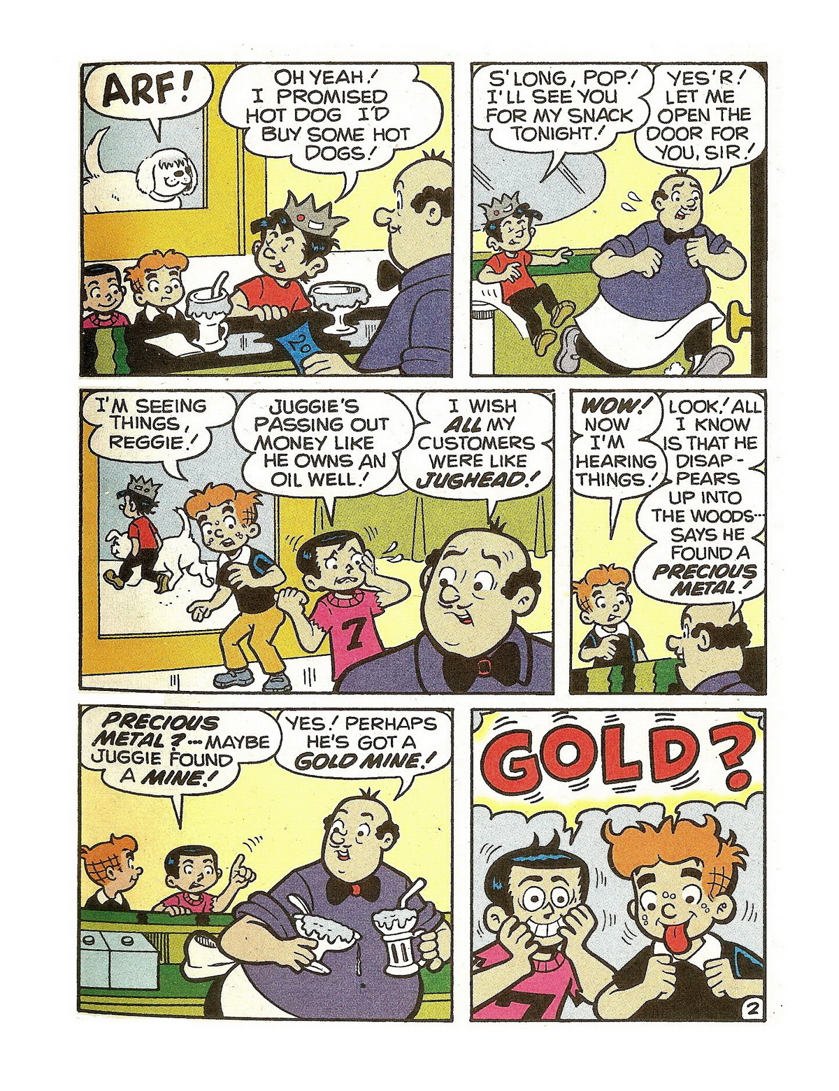 Read online Jughead's Double Digest Magazine comic -  Issue #70 - 74