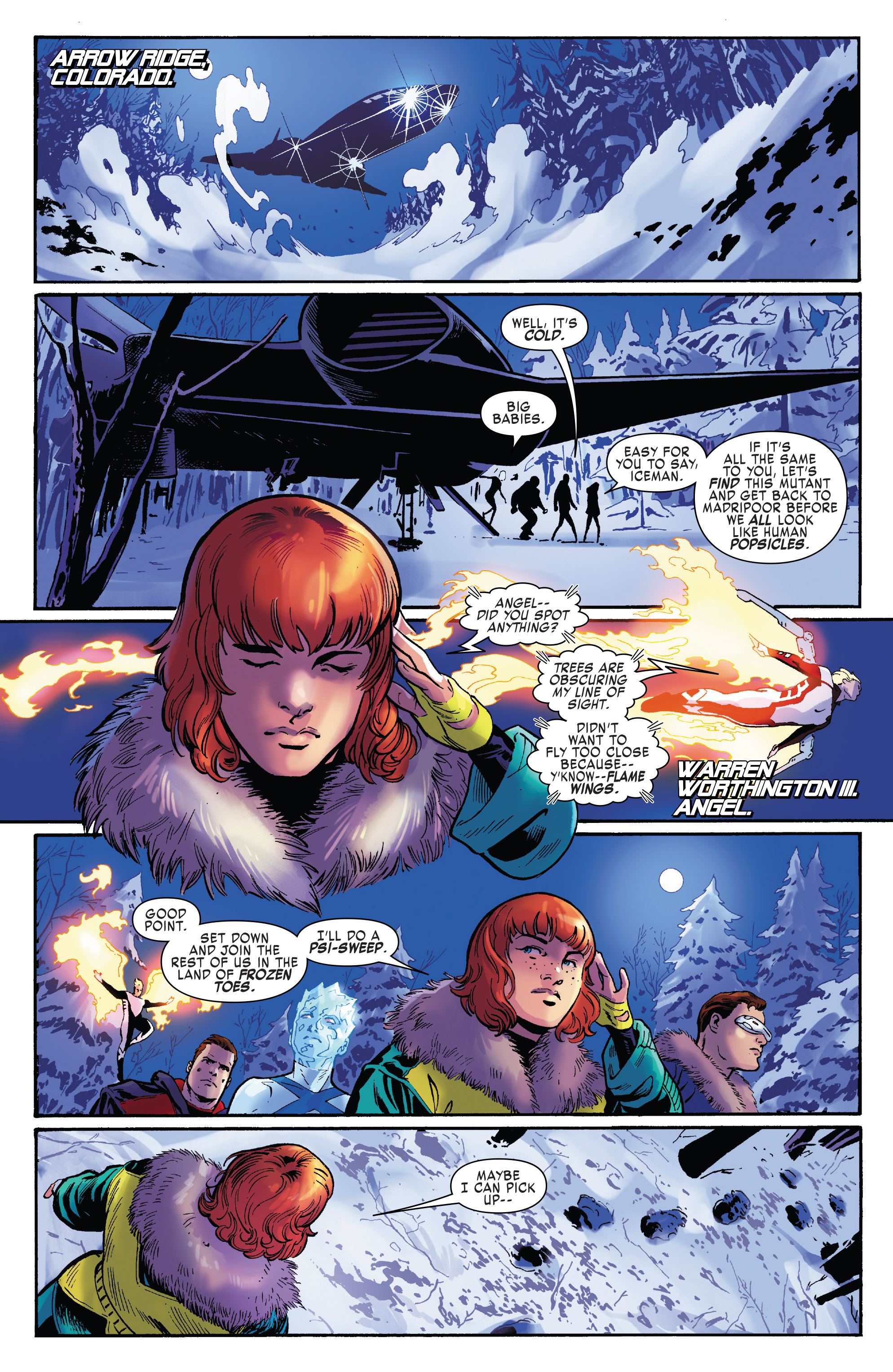 Read online X-Men: Blue comic -  Issue #4 - 4