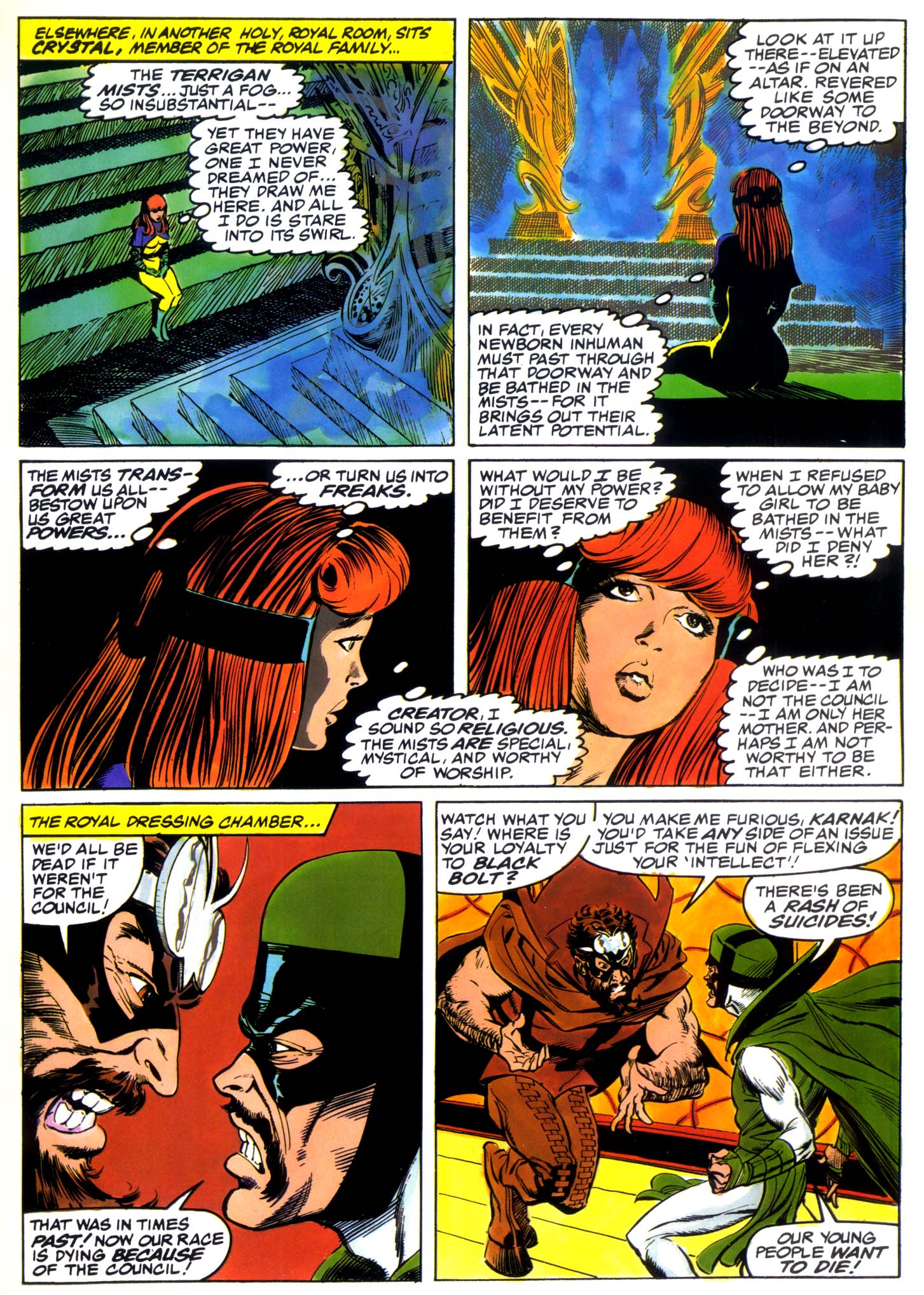 Read online Marvel Graphic Novel comic -  Issue #39 - The Inhumans - 7