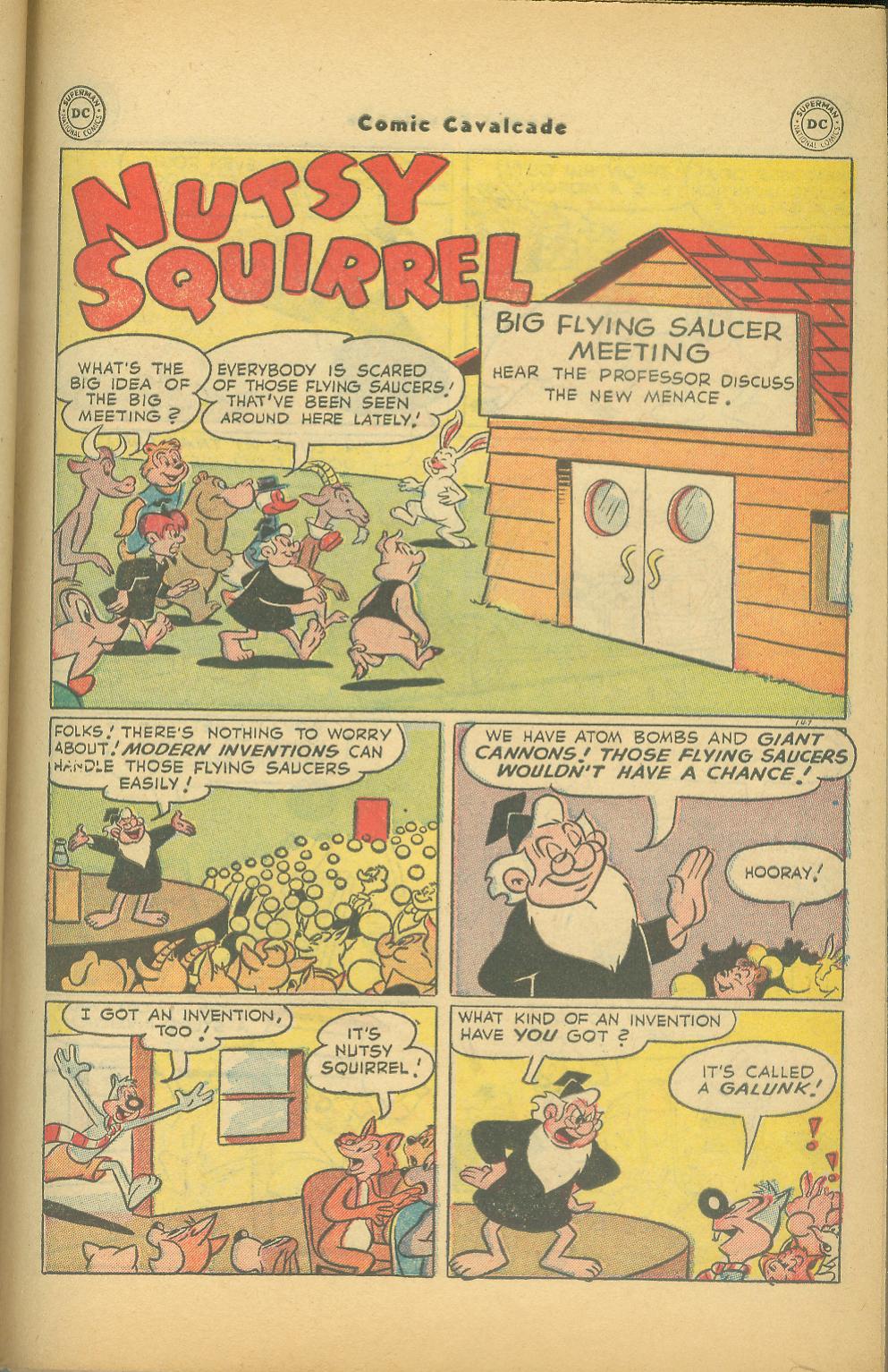 Read online Comic Cavalcade comic -  Issue #61 - 59