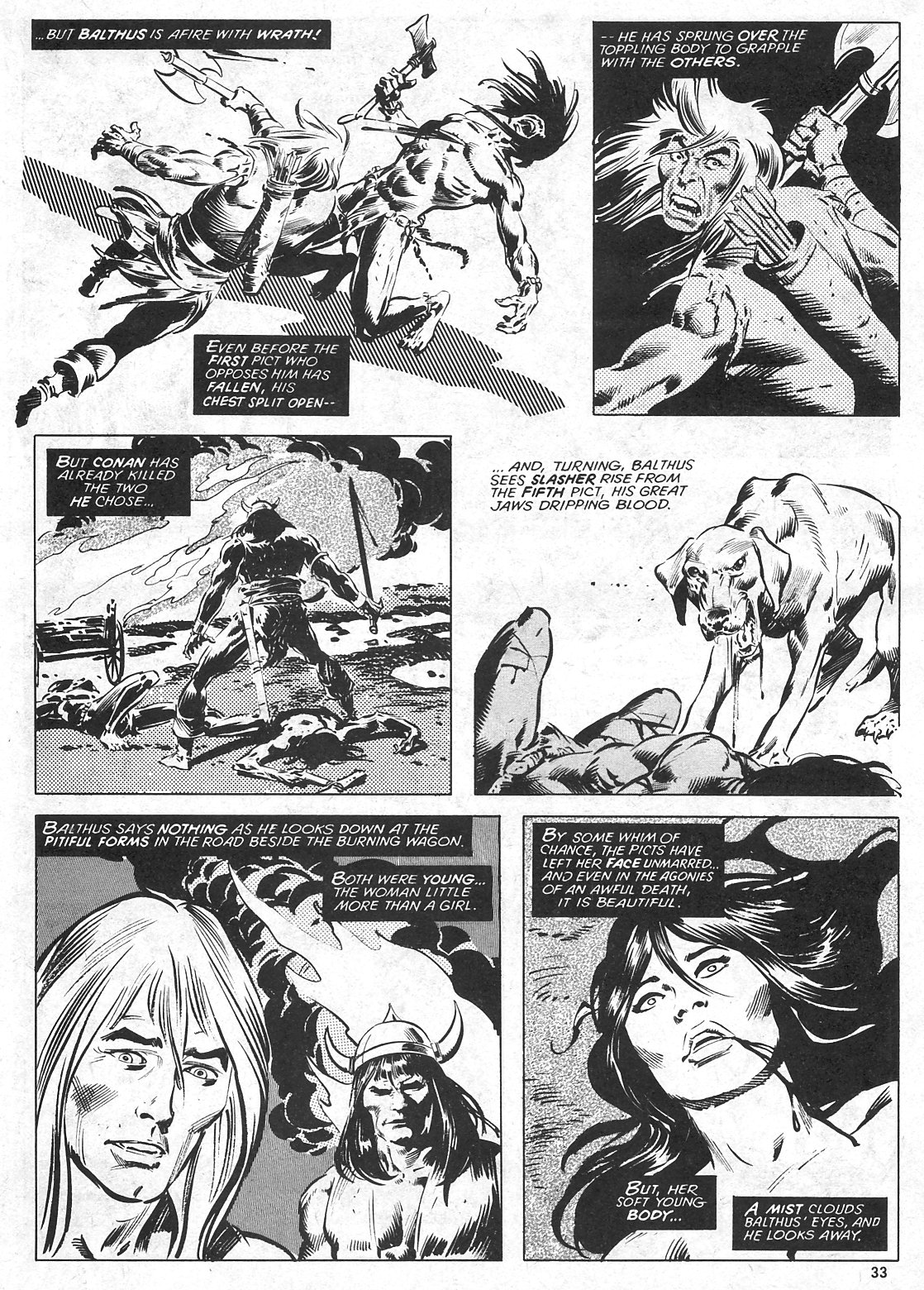 Read online The Savage Sword Of Conan comic -  Issue #27 - 33